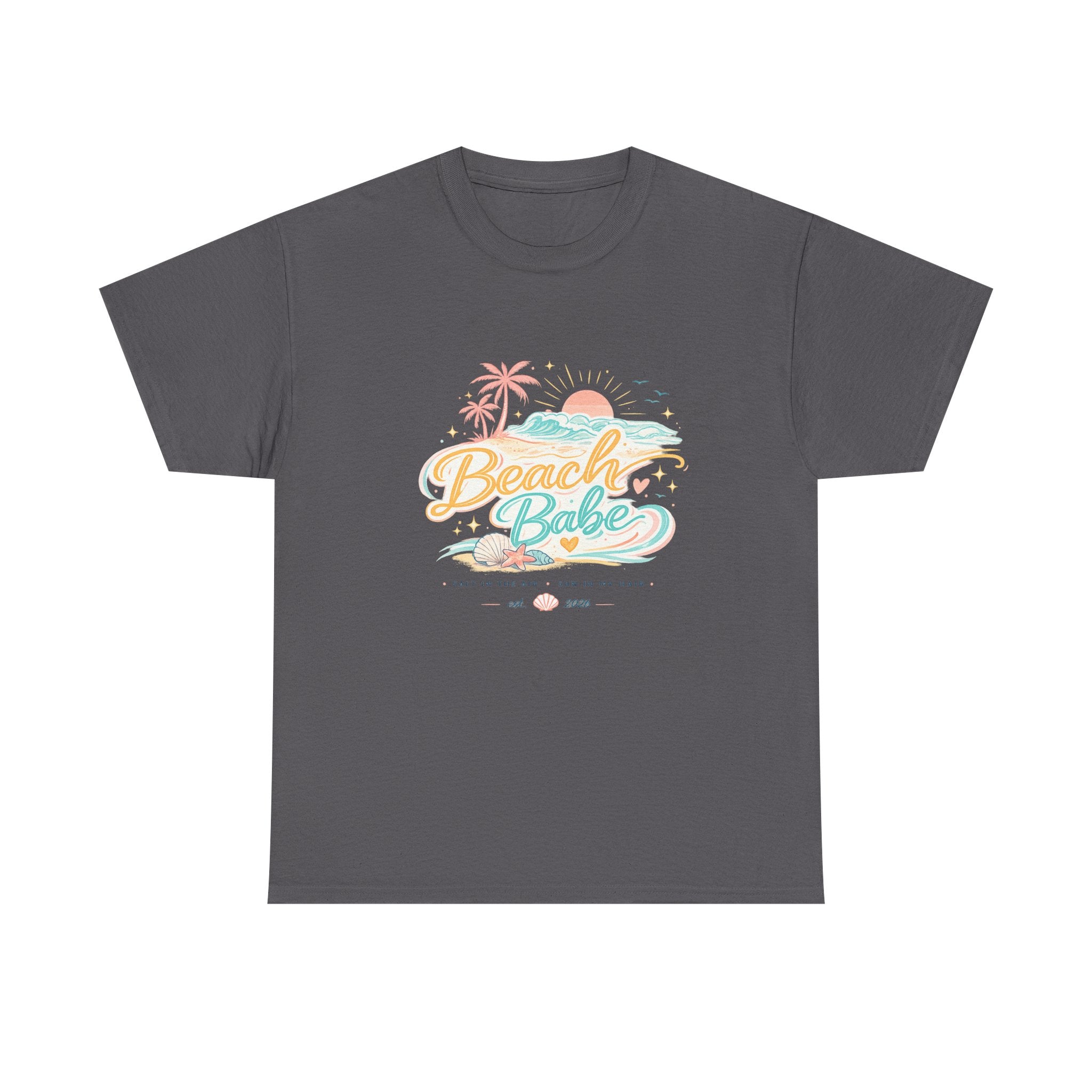 Beach Babe T-Shirt — Pastel Tropical Summer Tee