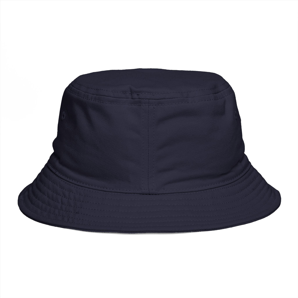 Coastal Island Apparel Bucket Hat - Brown Embroidered Beach Sun Hat