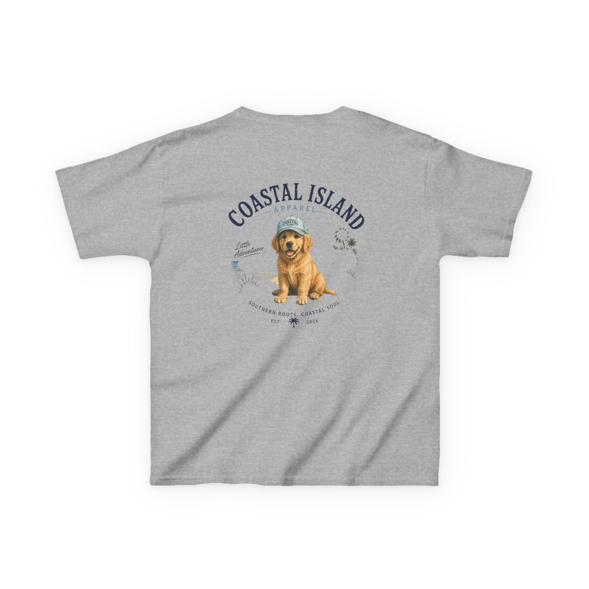 Kids T-Shirt — Coastal Island Puppies Graphic Tee