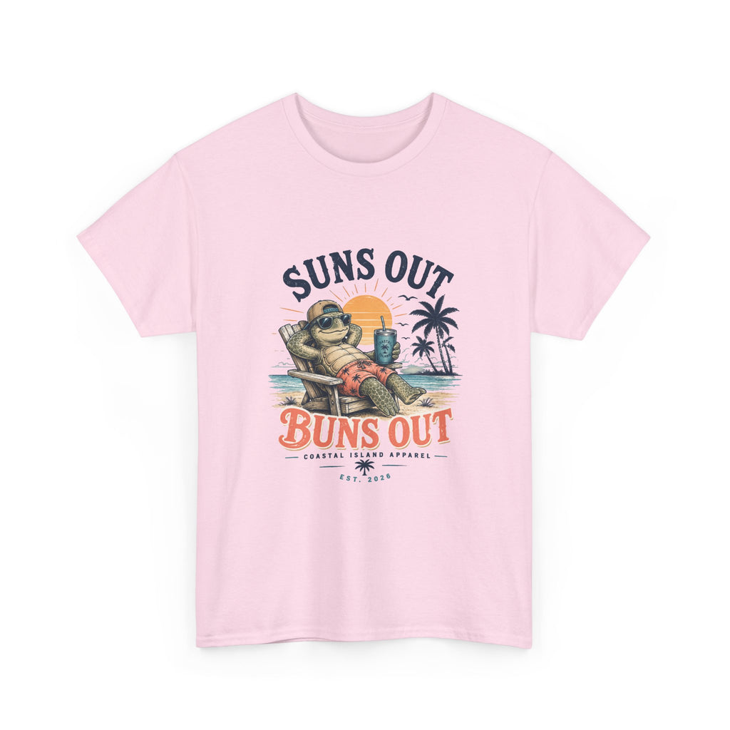 T-Shirt — "Suns Out Buns Out" Beach Graphic Tee