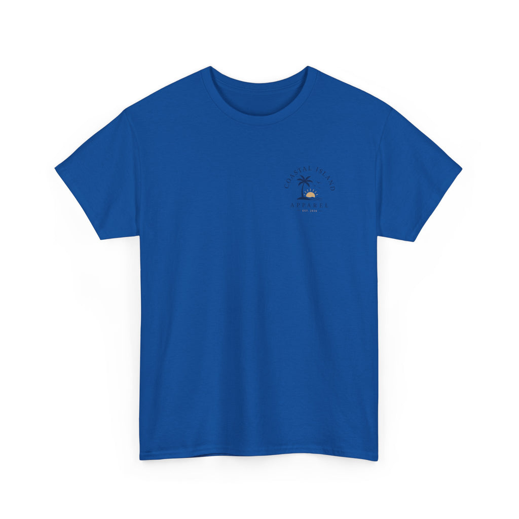 Unisex Heavy Cotton Tee- Guy Fishing
