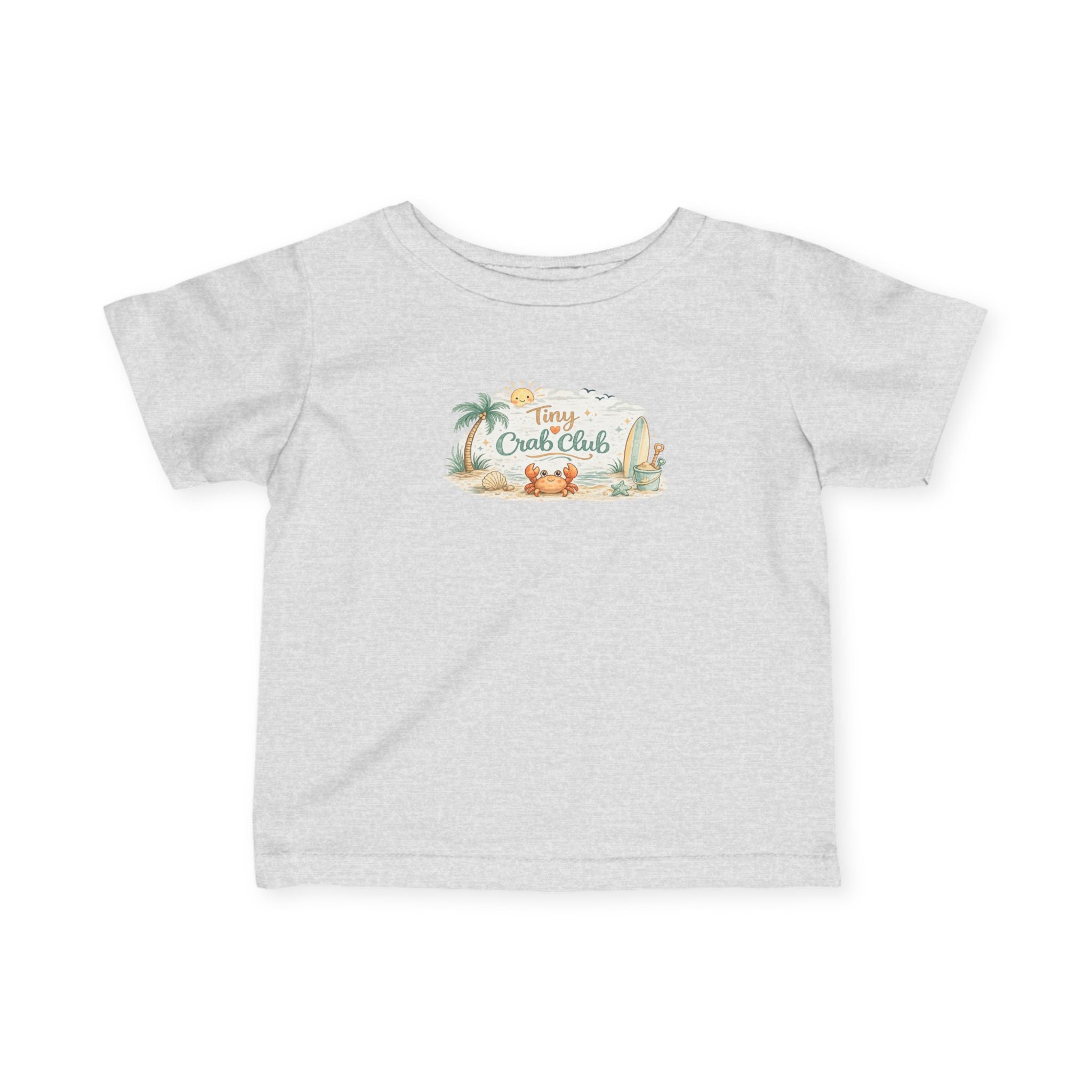 Infant Tee — Tiny Crab Club Beach Baby Shirt