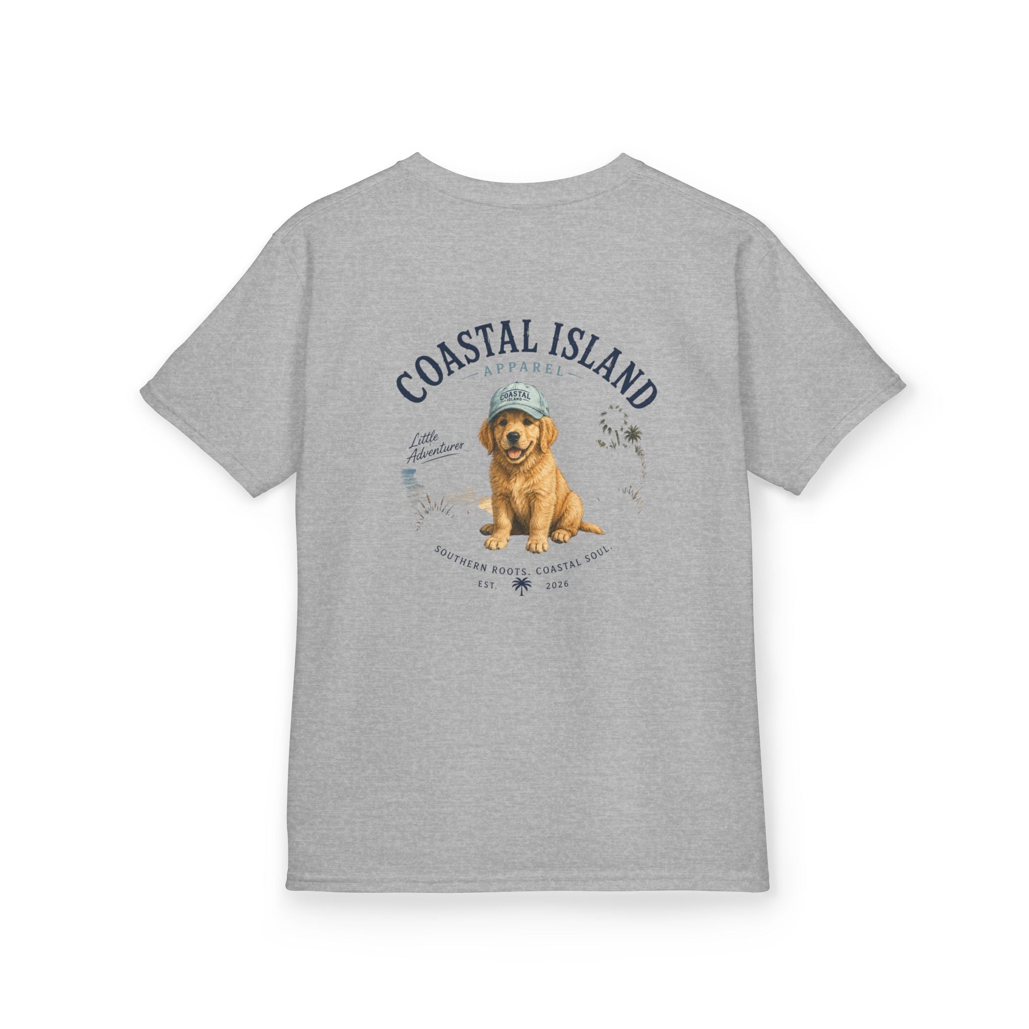 Kids T-Shirt — Coastal Island Puppies Graphic Tee