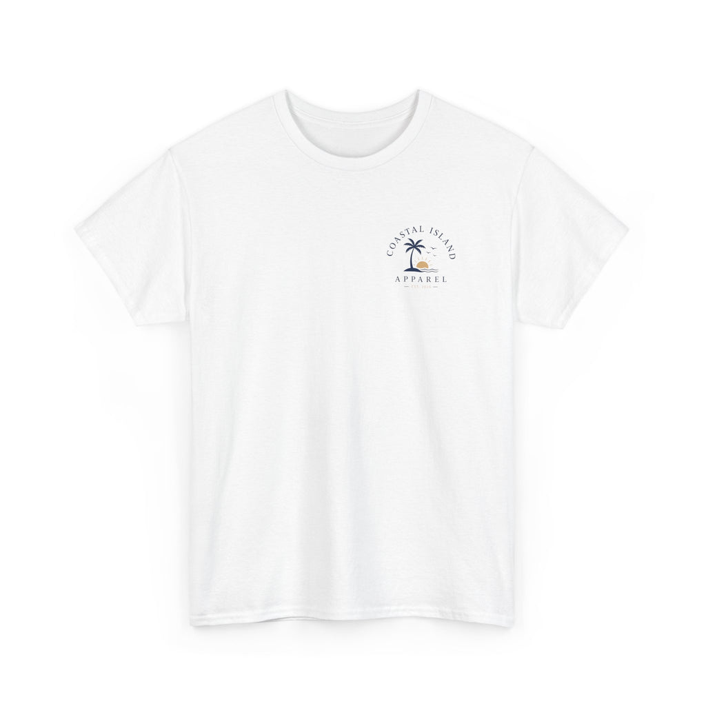 Unisex Heavy Cotton Tee- Guy Fishing