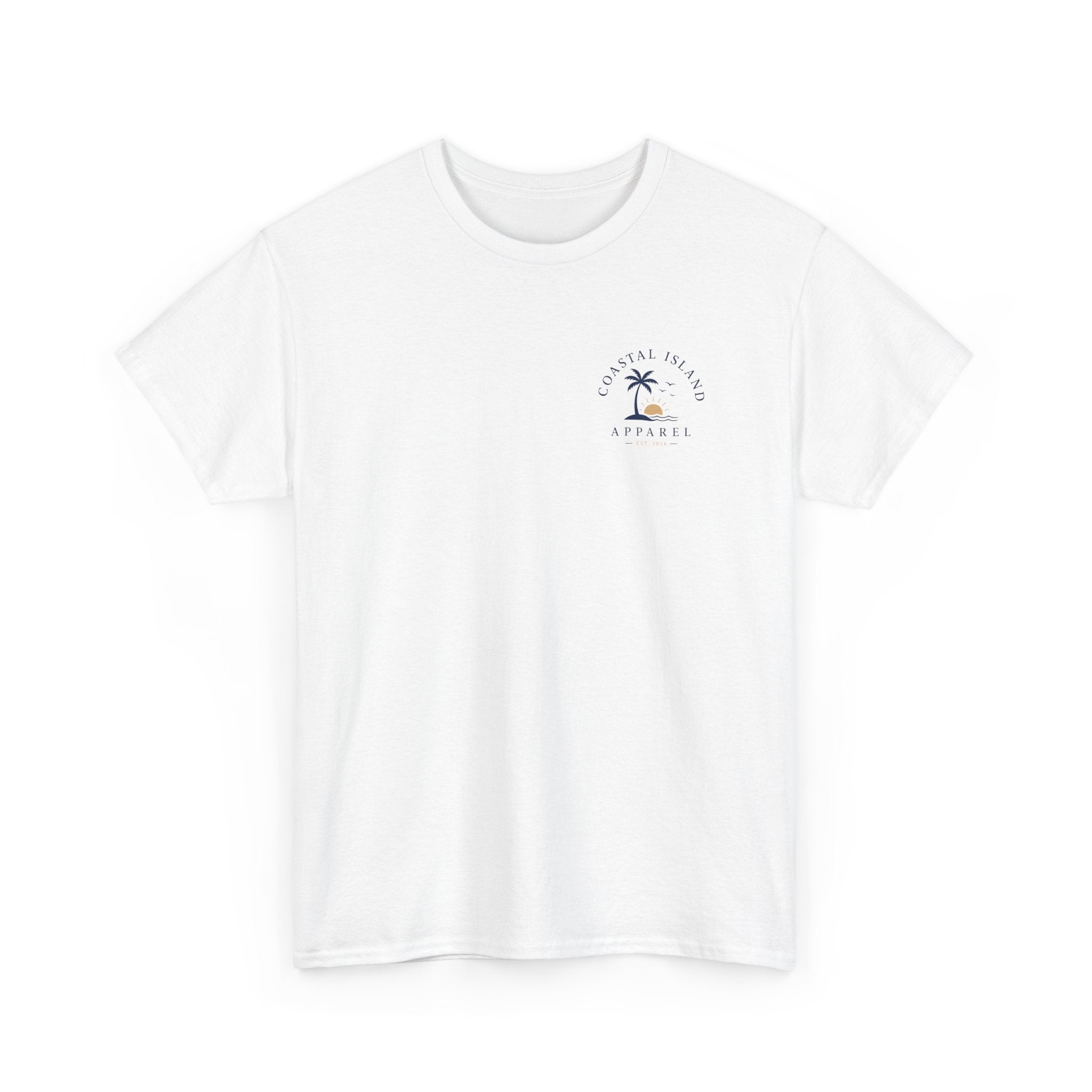 Unisex Heavy Cotton Tee- Guy Fishing