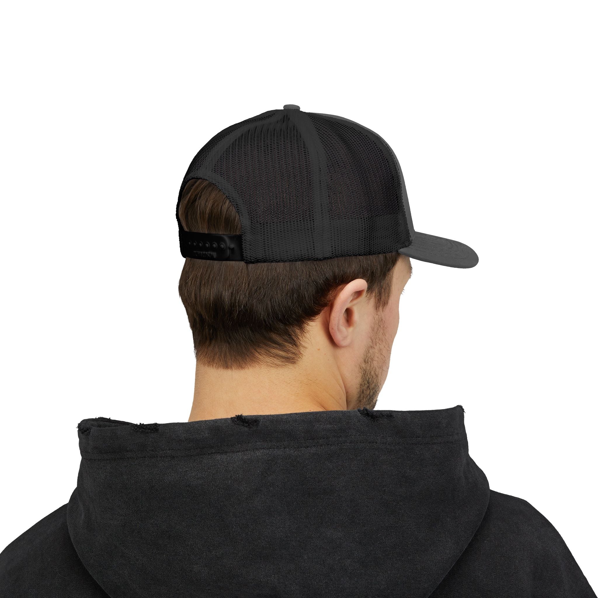 Coastal Island Trucker Cap — Vintage Duck Logo Snapback Hat