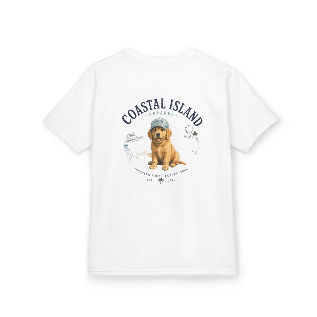 Kids T-Shirt — Coastal Island Puppies Graphic Tee