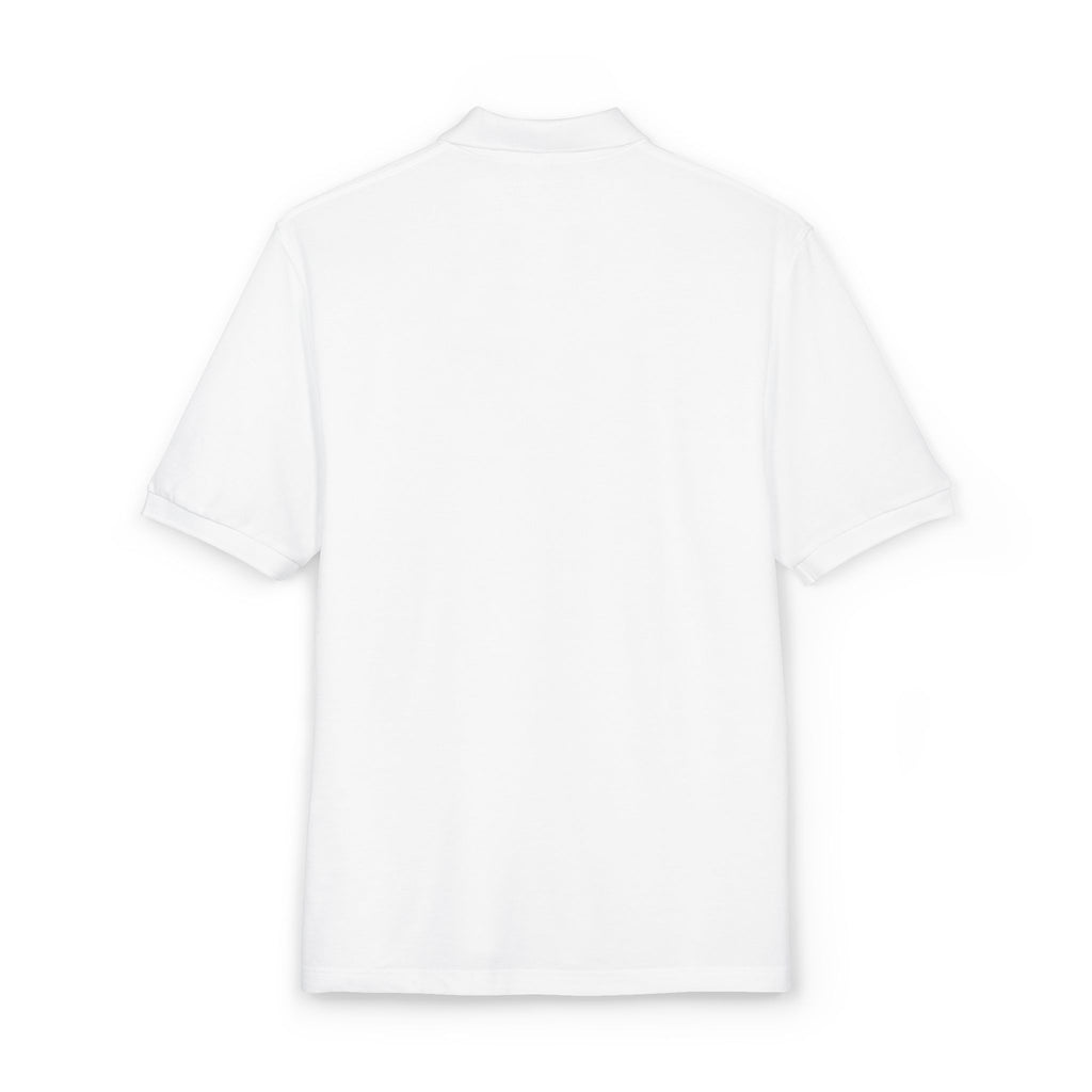 Embroidered Floral Polo Shirt — Subtle Chest Bloom Logo