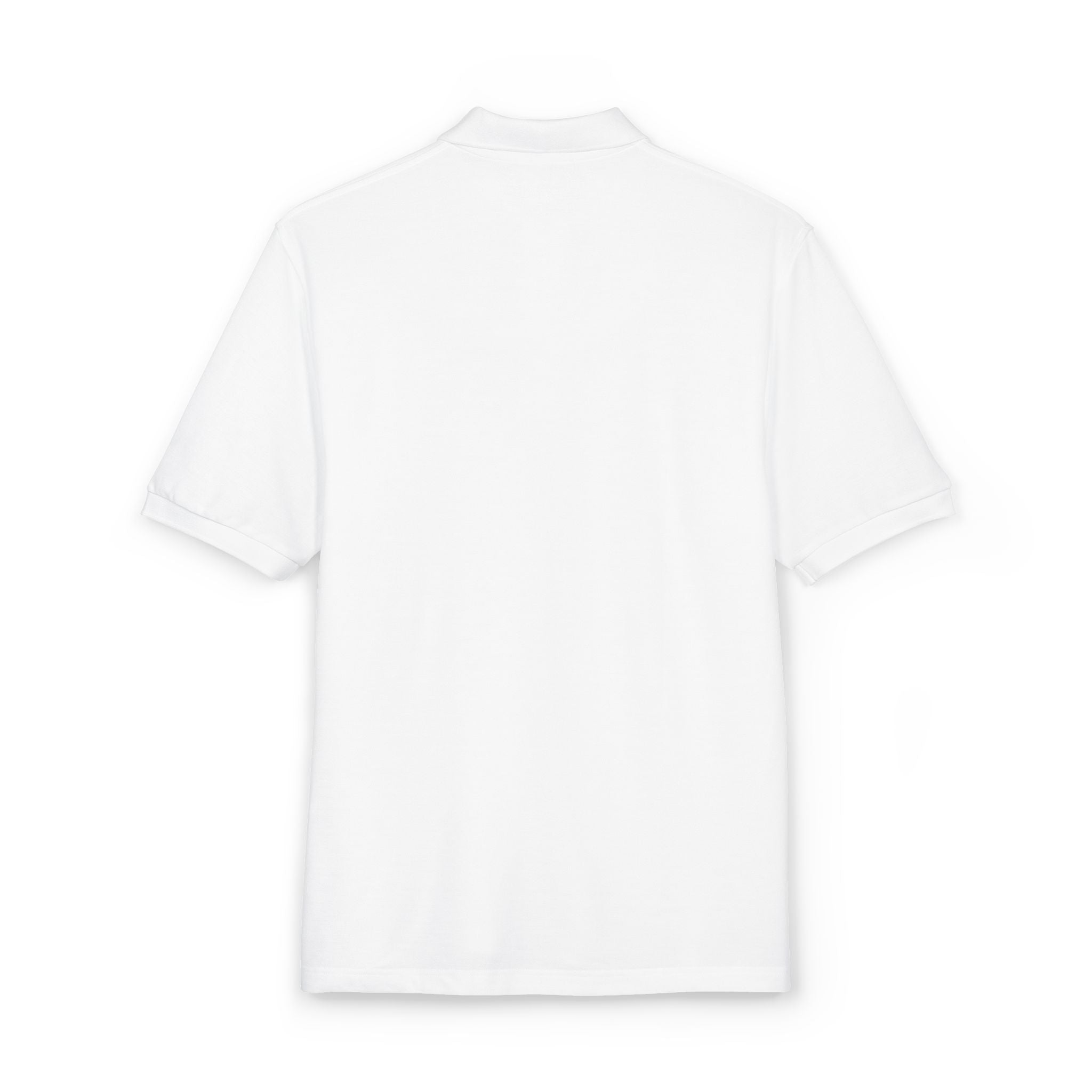 Embroidered Floral Polo Shirt — Subtle Chest Bloom Logo