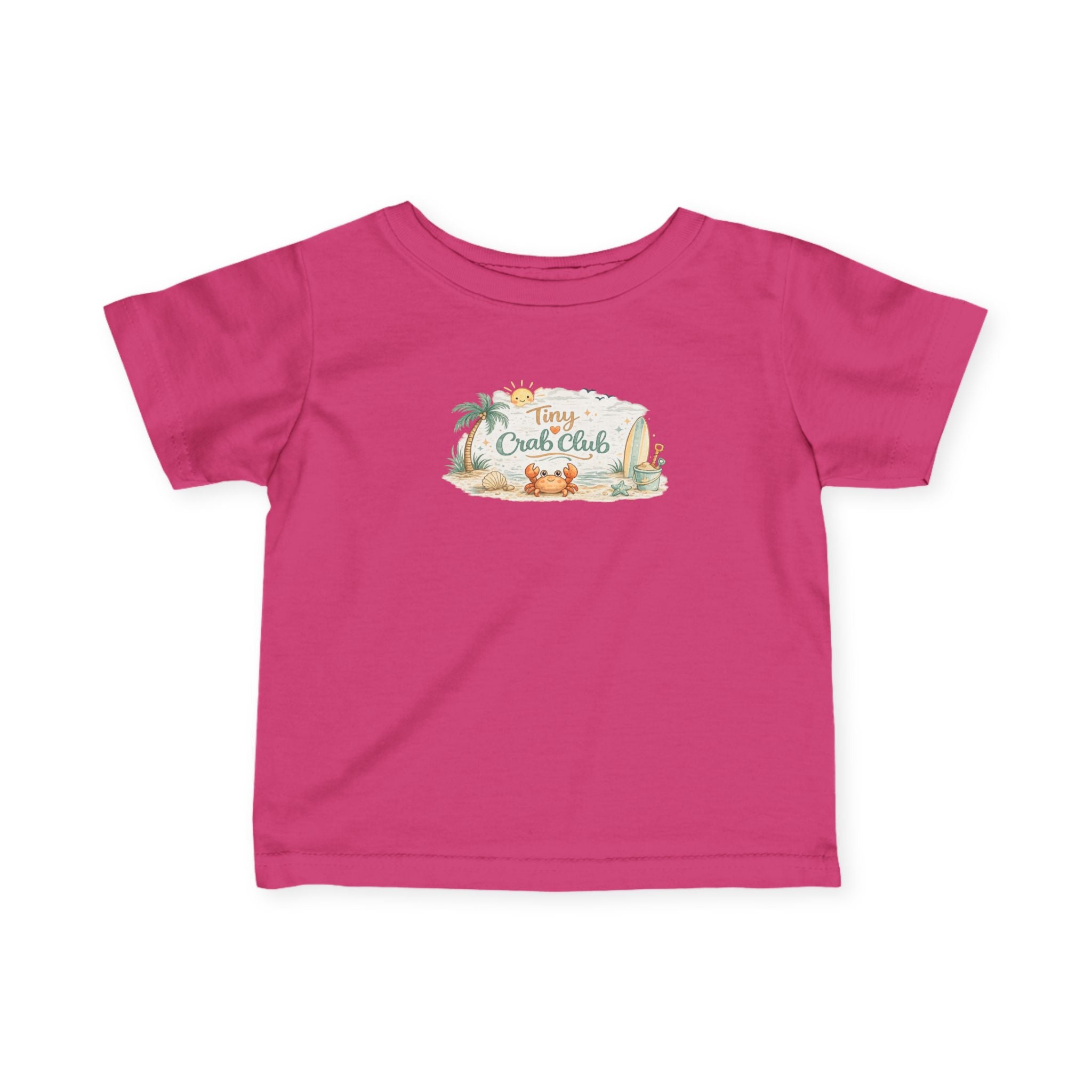 Infant Tee — Tiny Crab Club Beach Baby Shirt