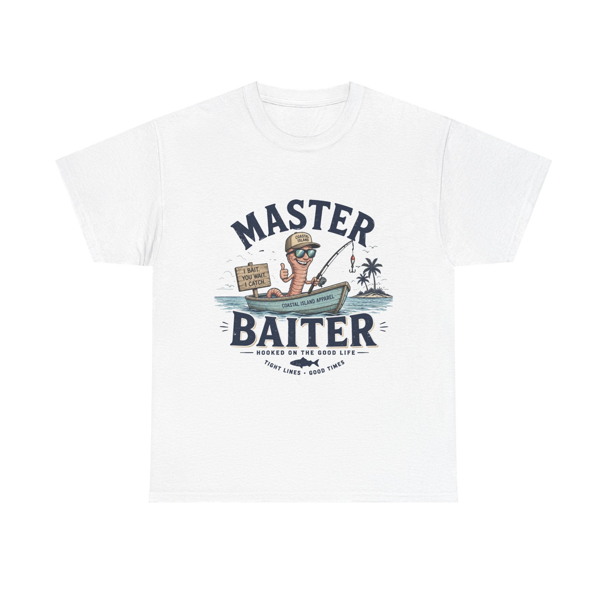 Master Baiter Fishing T-Shirt – Funny Fisherman Graphic Tee