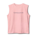 Coastal Island Muscle Tank — Minimal Beach Logo Tank Top