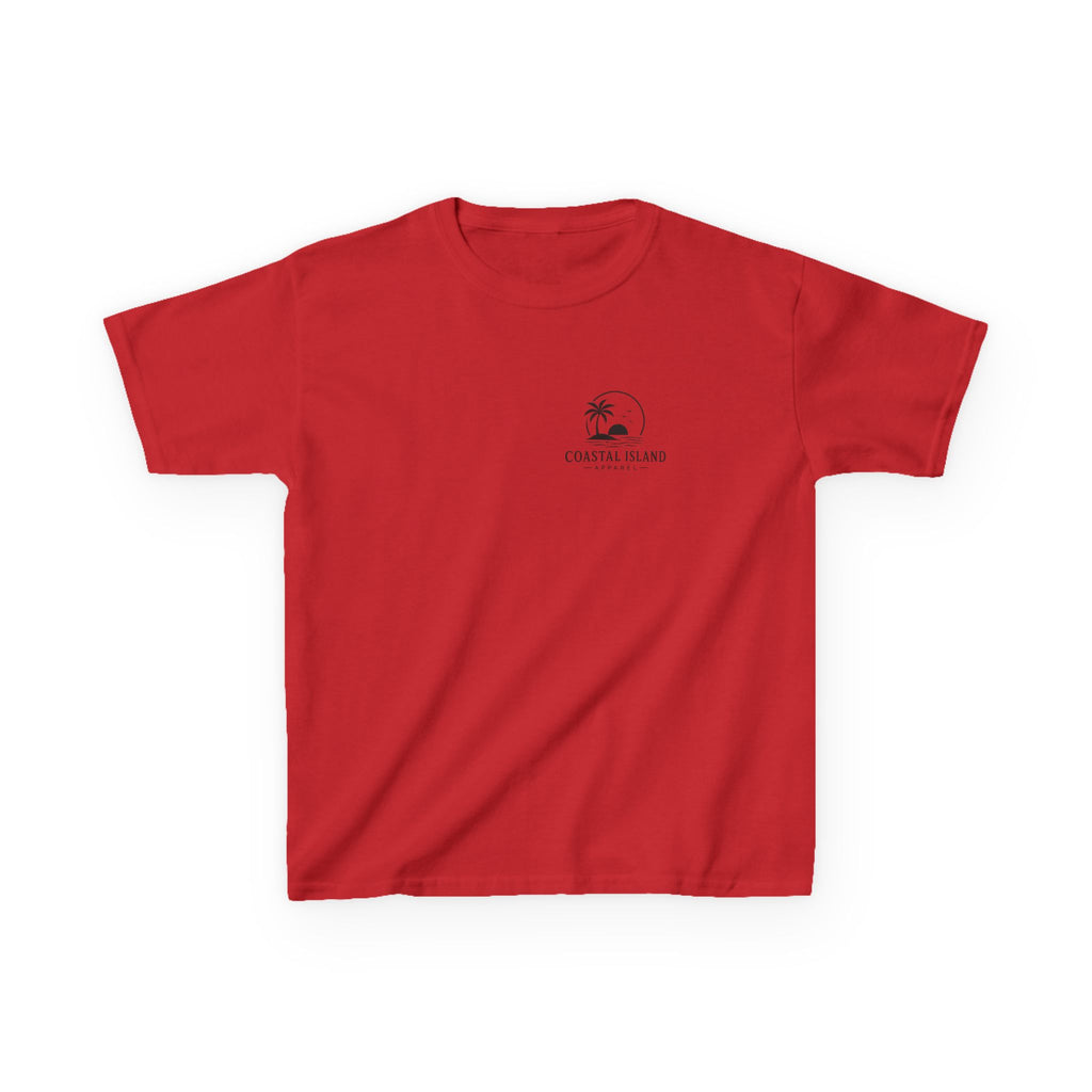Coastal Kid Kids Tee — Vintage Sea Turtle Beach Shirt