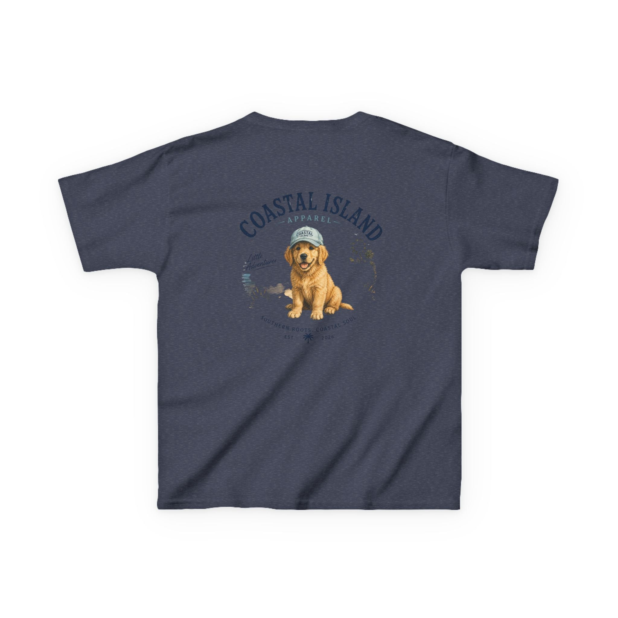 Kids T-Shirt — Coastal Island Puppies Graphic Tee