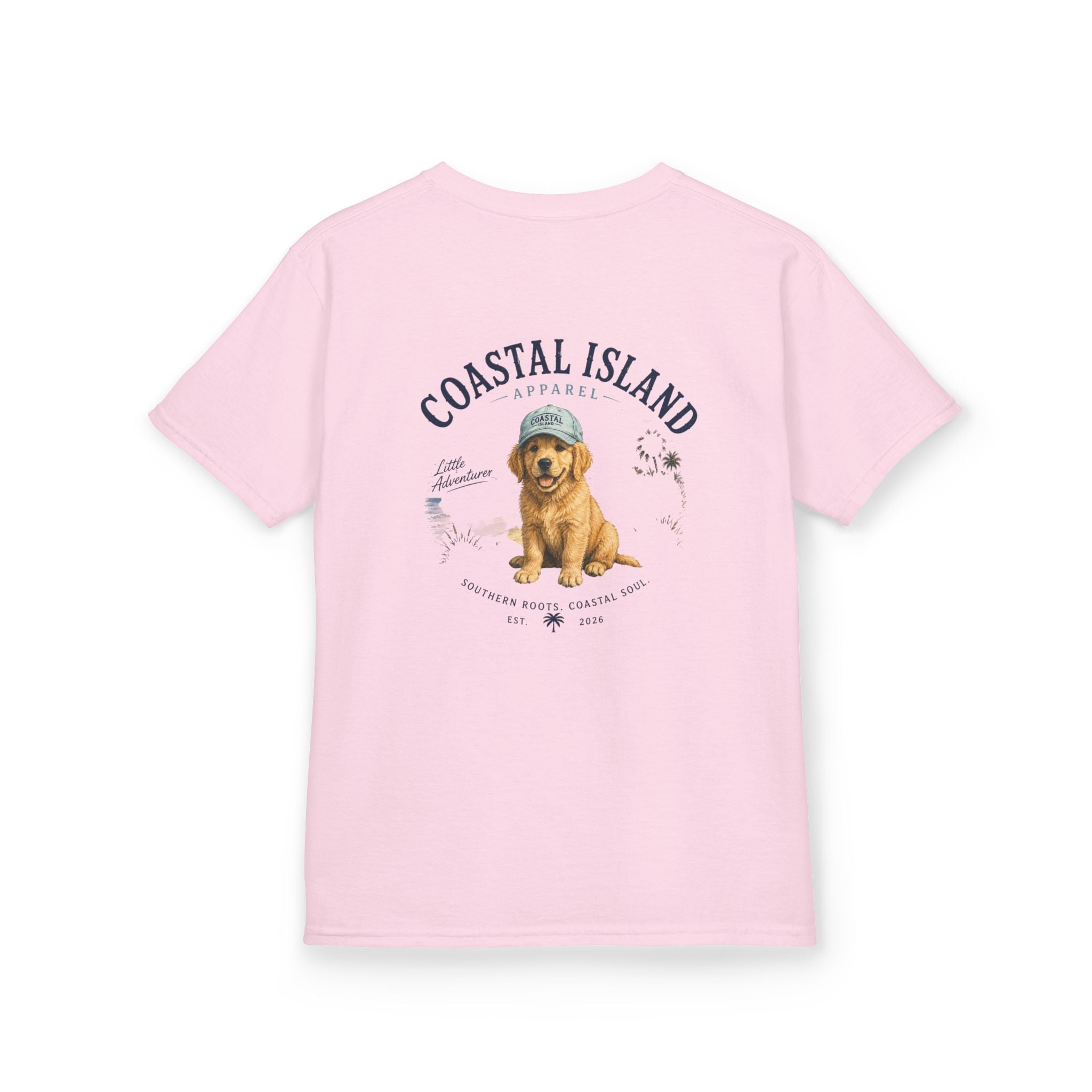 Kids T-Shirt — Coastal Island Puppies Graphic Tee
