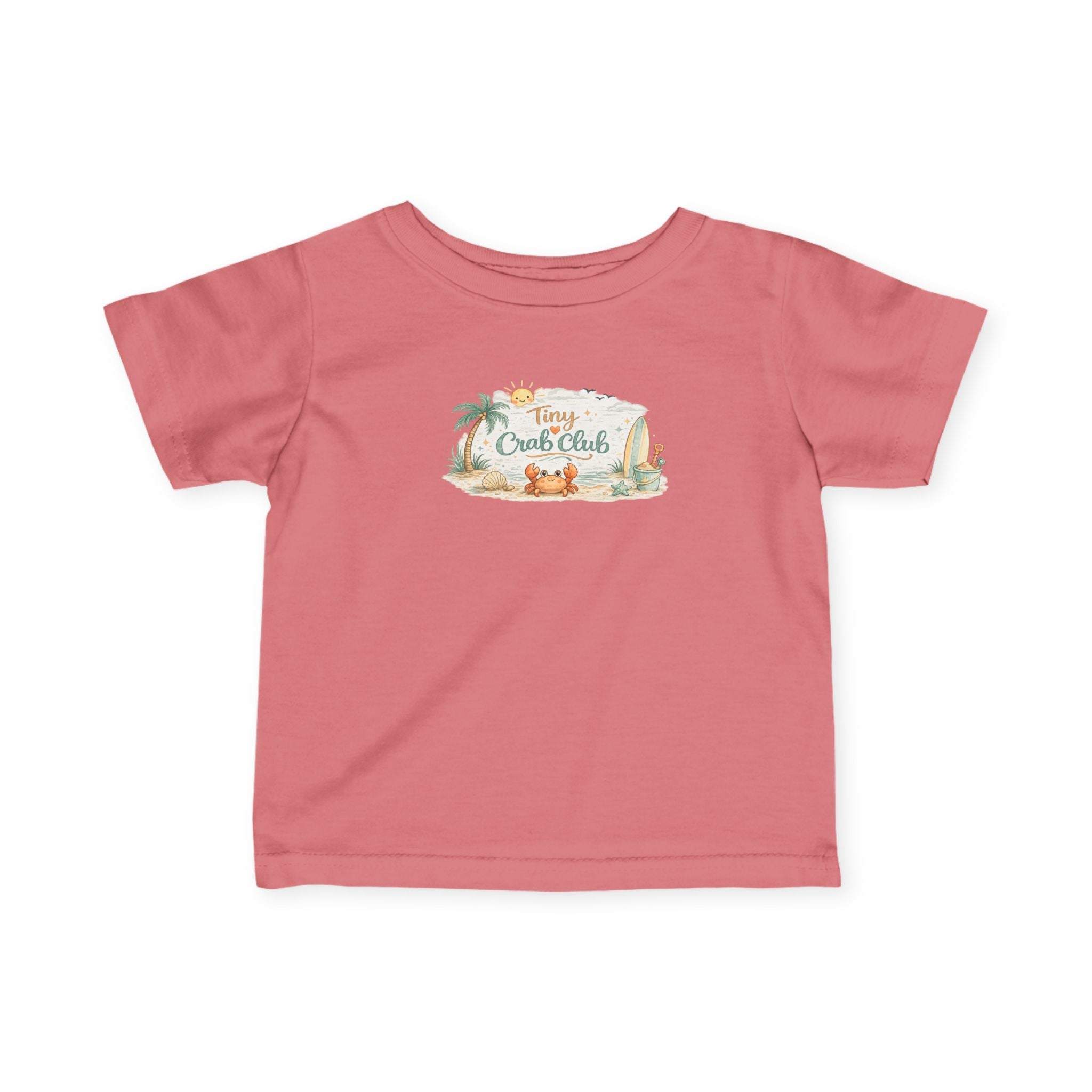 Infant Tee — Tiny Crab Club Beach Baby Shirt