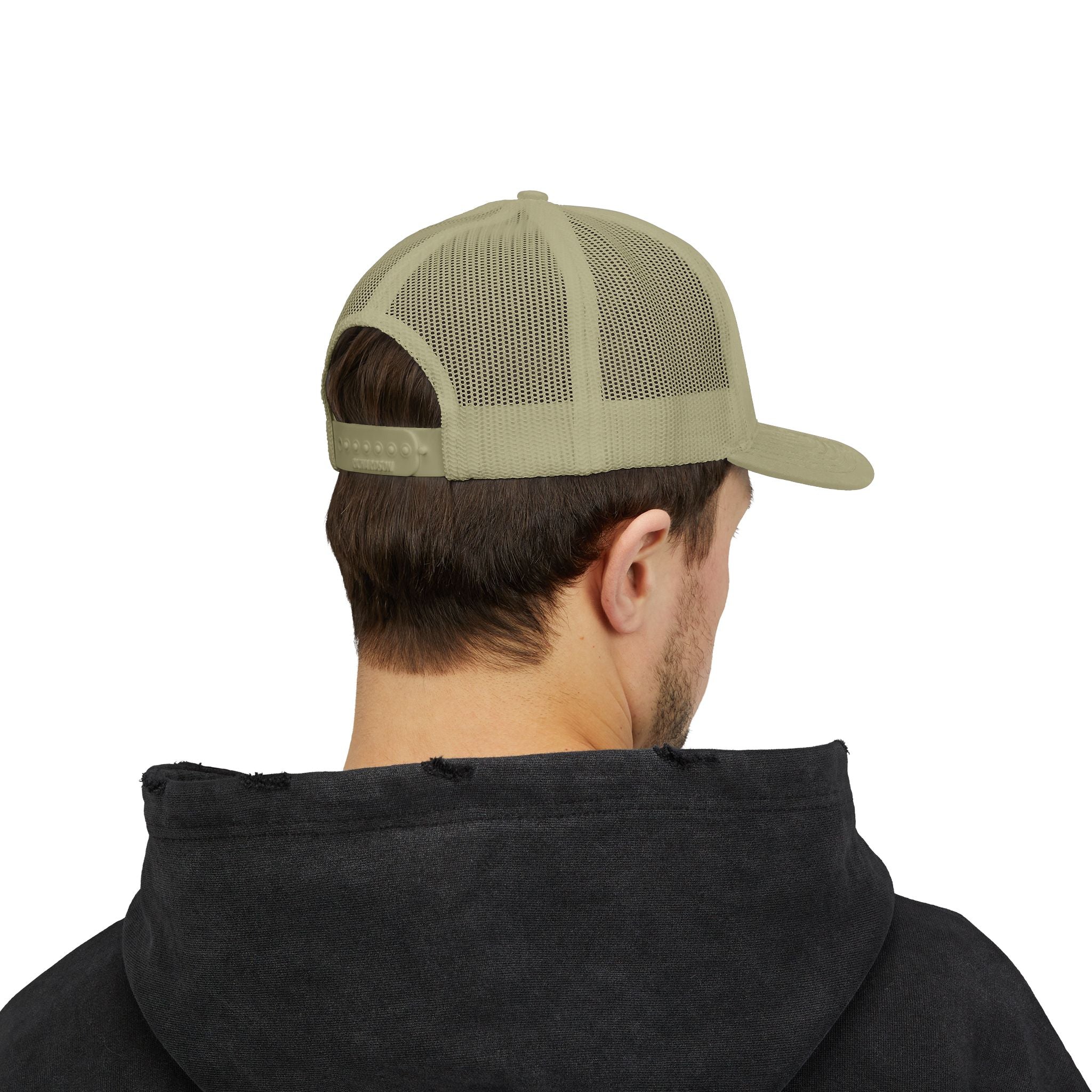 Coastal Island Trucker Cap — Vintage Duck Logo Snapback Hat