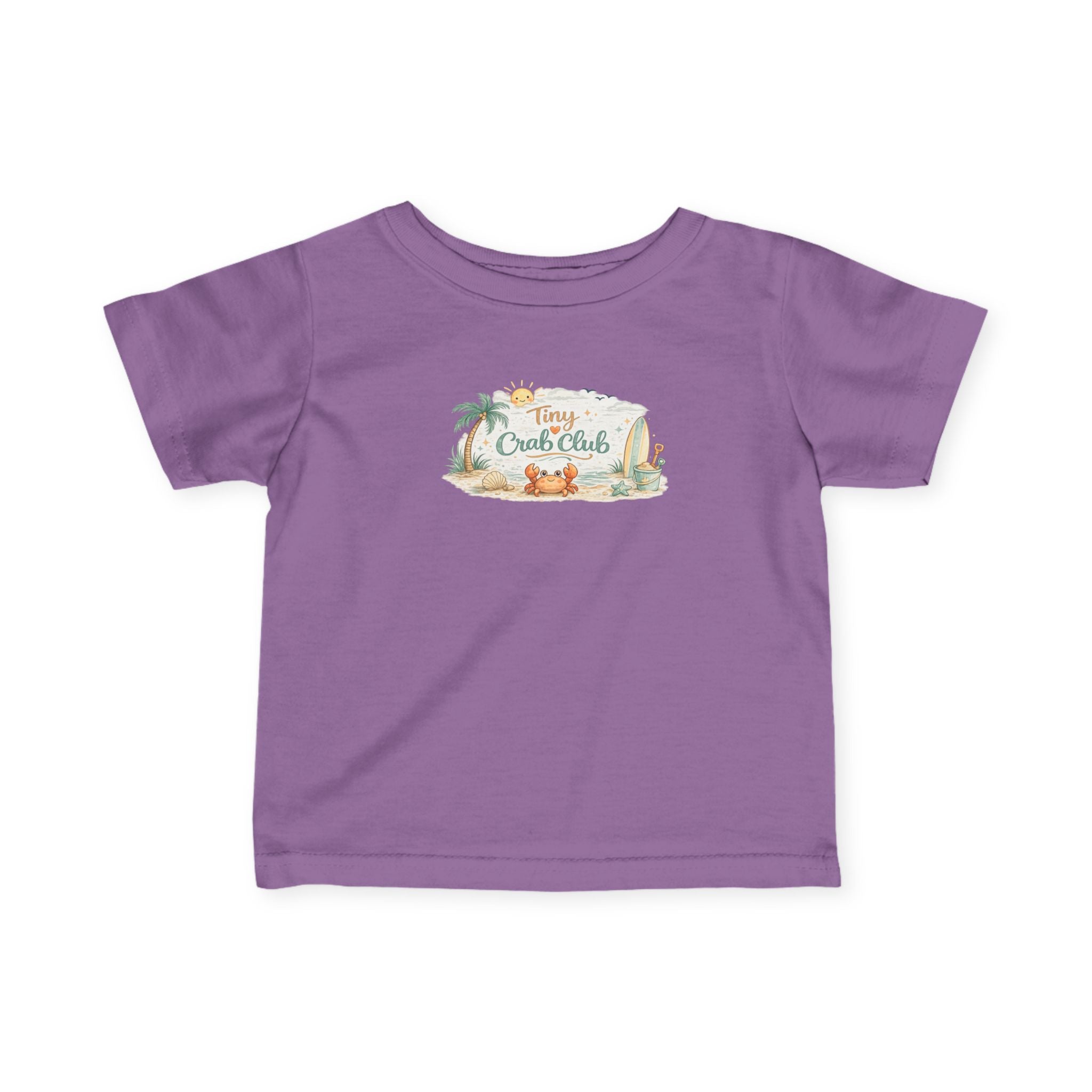 Infant Tee — Tiny Crab Club Beach Baby Shirt