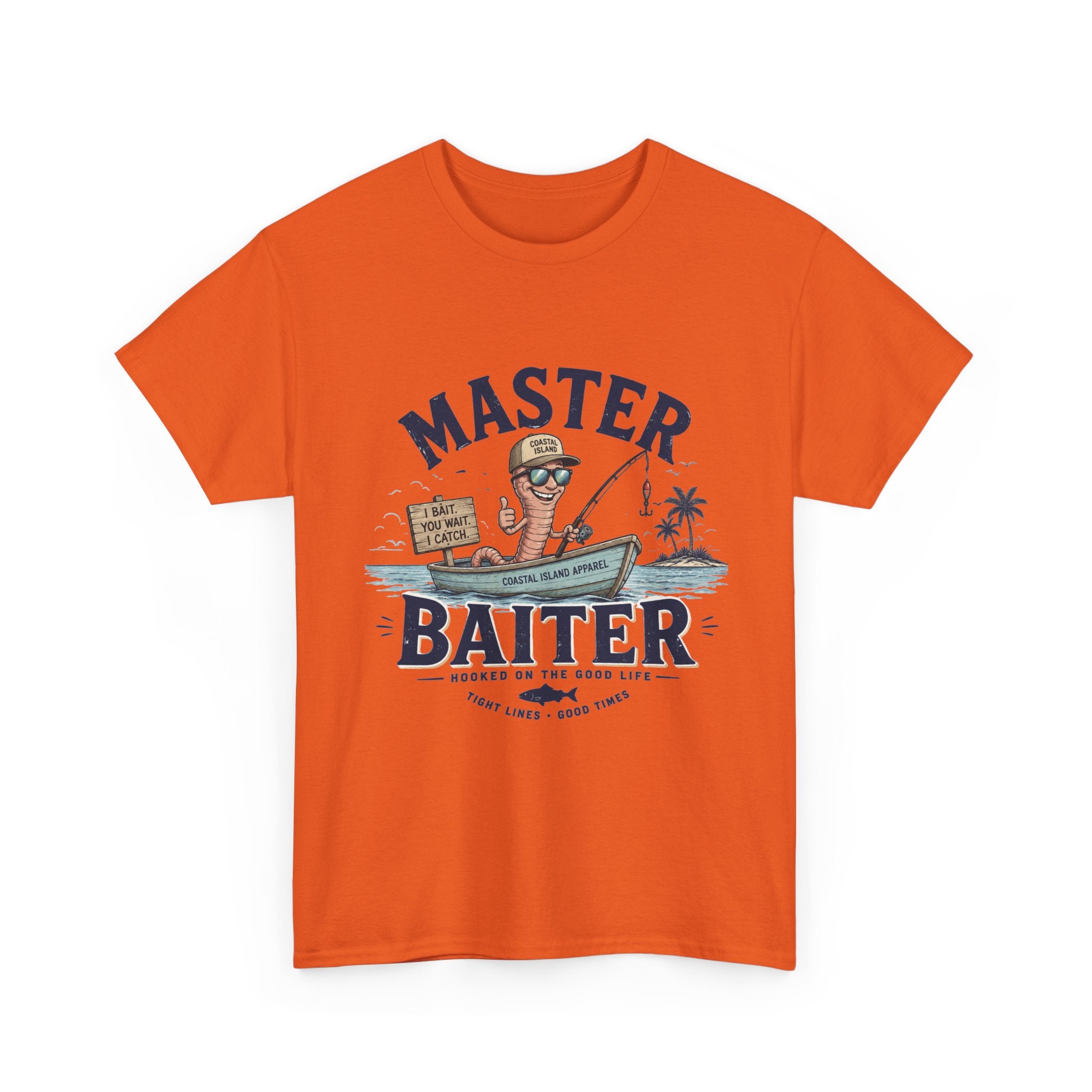 Master Baiter Fishing T-Shirt – Funny Fisherman Graphic Tee