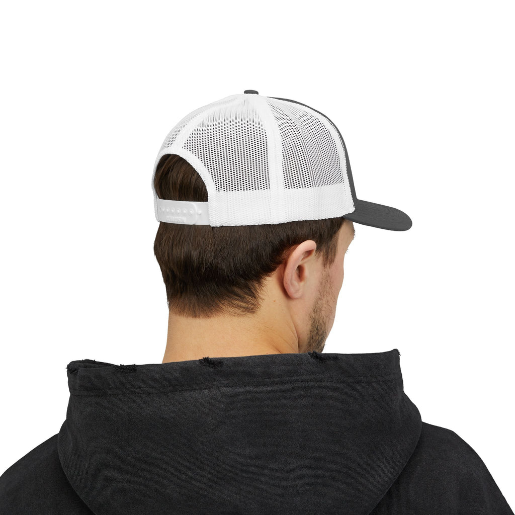Coastal Island Trucker Cap — Vintage Duck Logo Snapback Hat