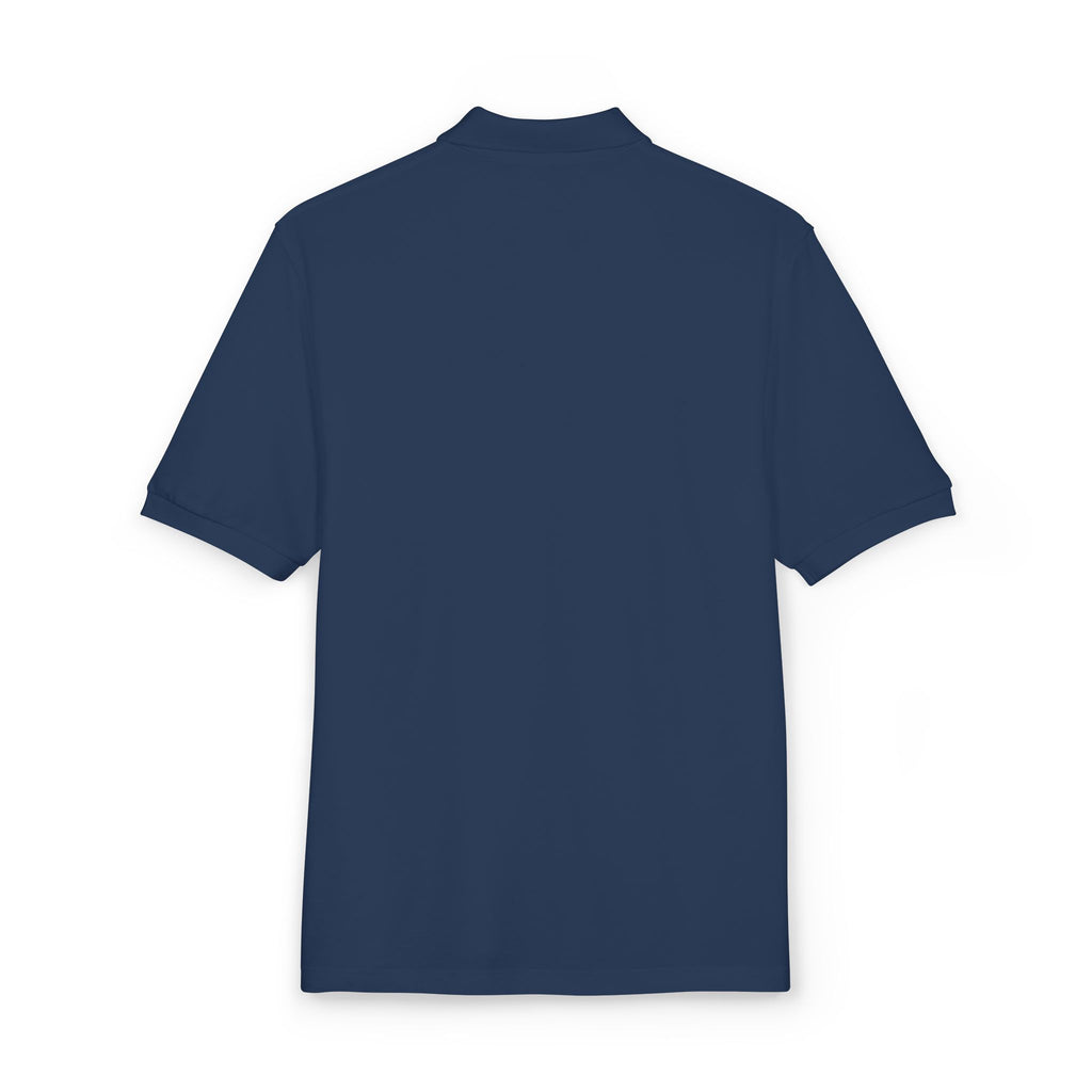 Embroidered Floral Polo Shirt — Subtle Chest Bloom Logo