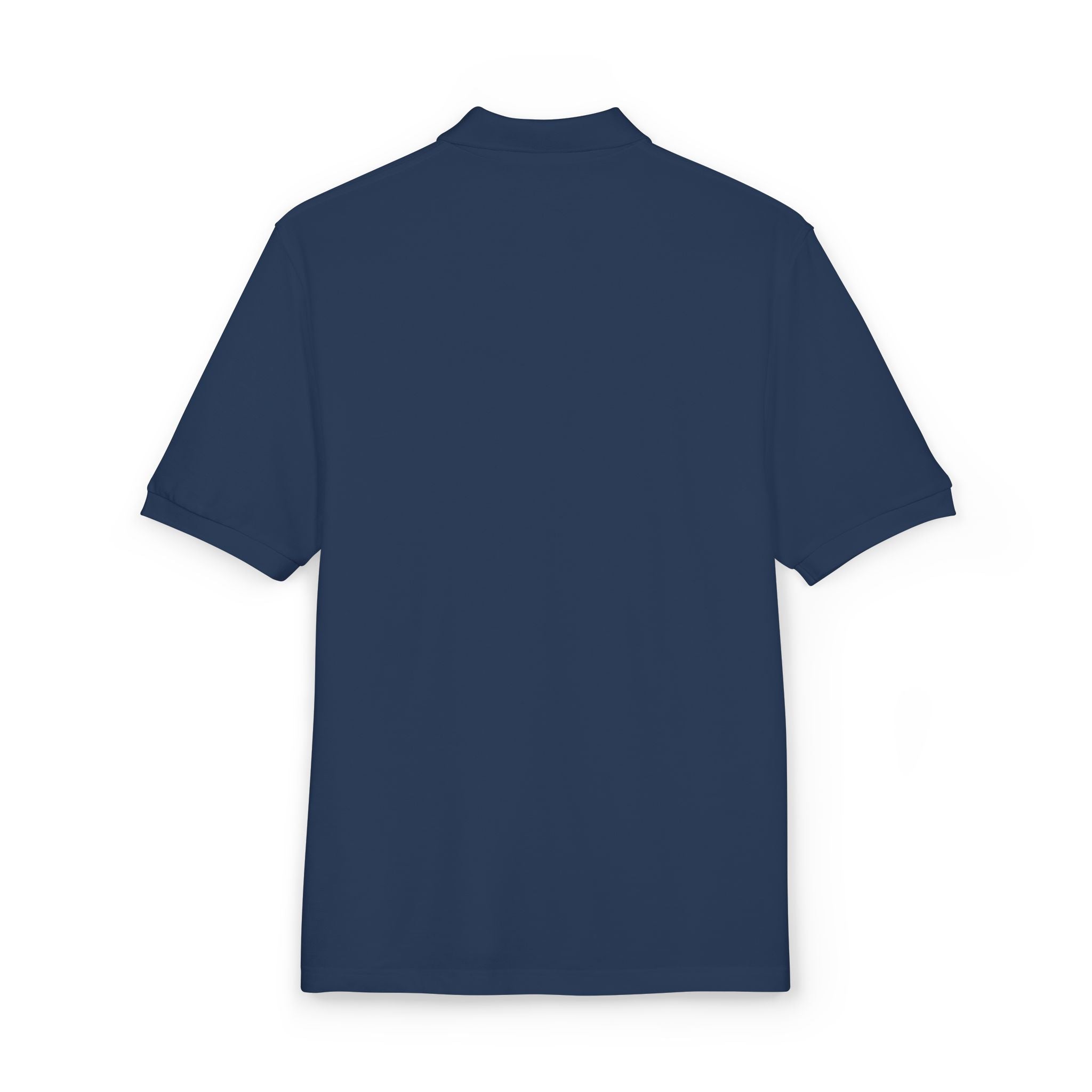 Embroidered Floral Polo Shirt — Subtle Chest Bloom Logo