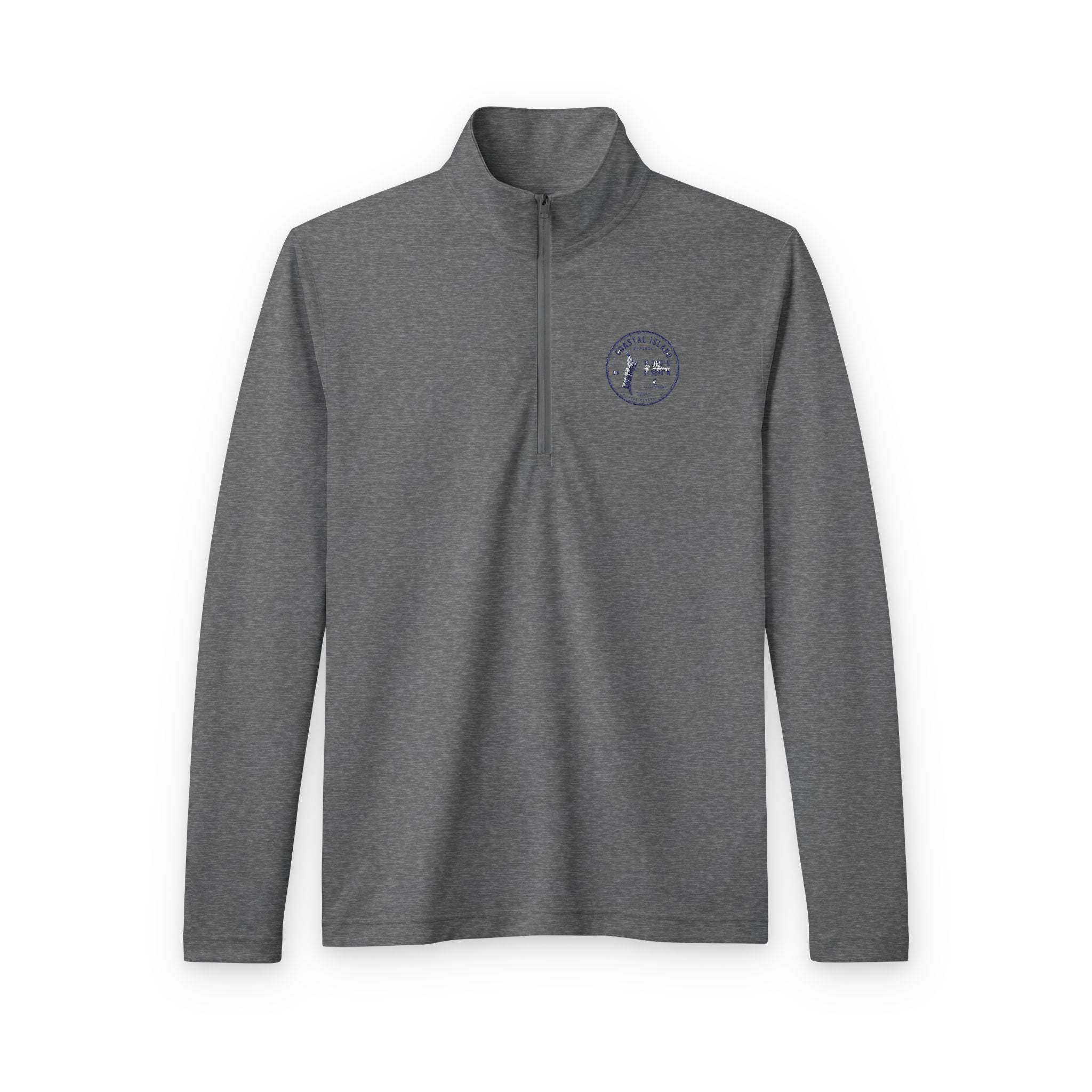 Men's Quarter-Zip Pullover — Compass Logo Performance Top