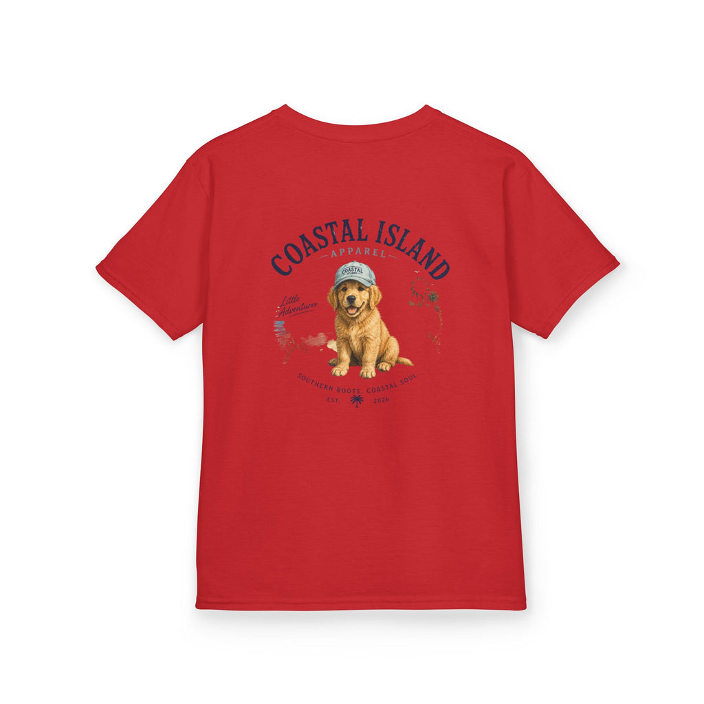 Kids T-Shirt — Coastal Island Puppies Graphic Tee