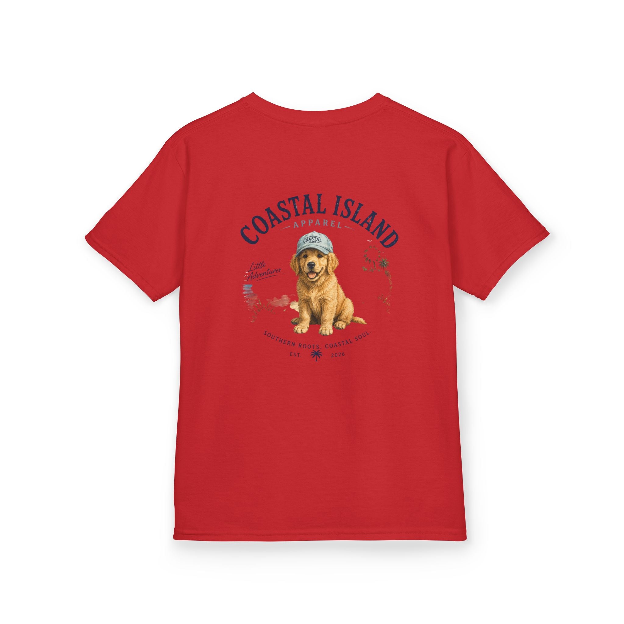 Kids T-Shirt — Coastal Island Puppies Graphic Tee