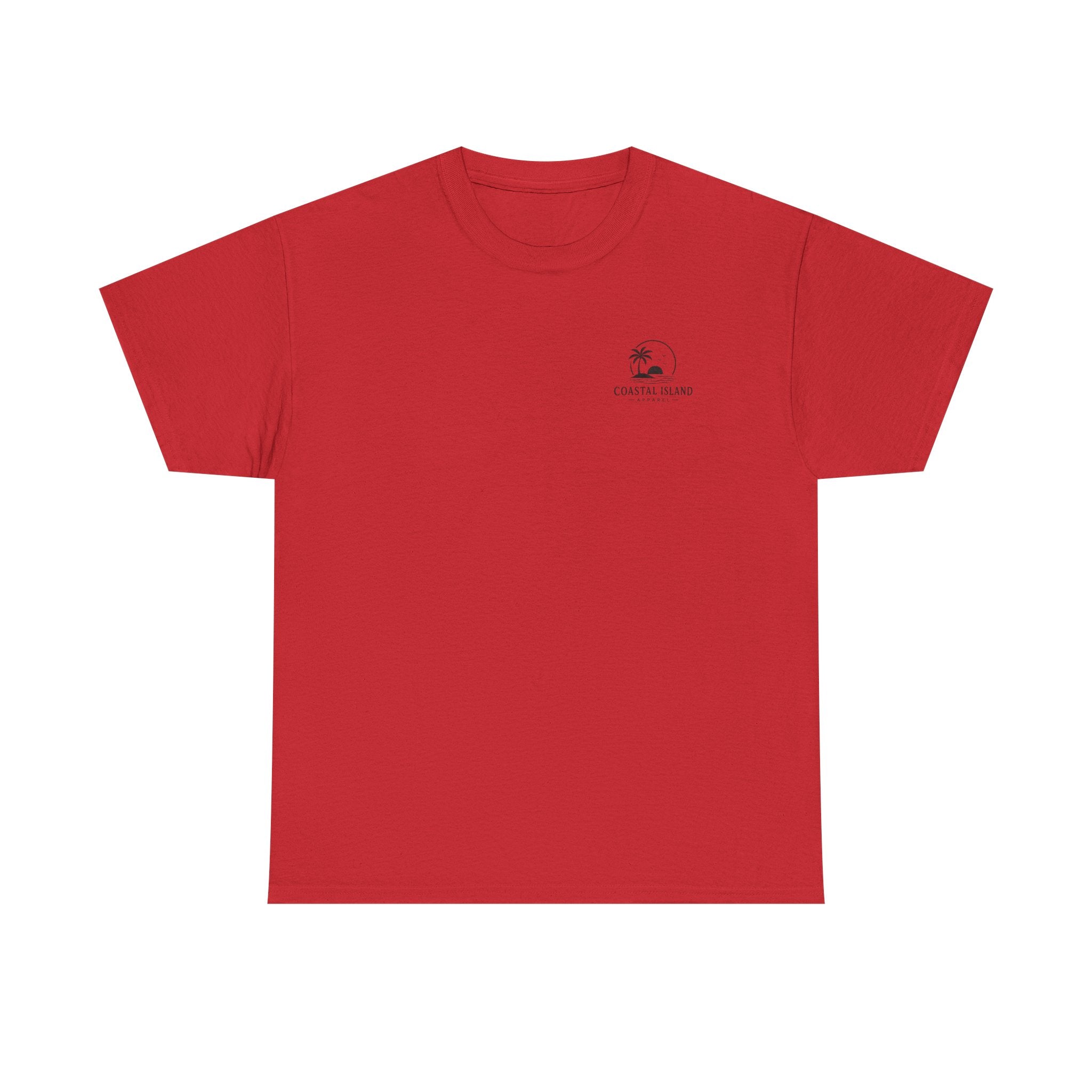 Coastal Island Vintage Car Sunset T-Shirt | Beach Palm Graphic Tee