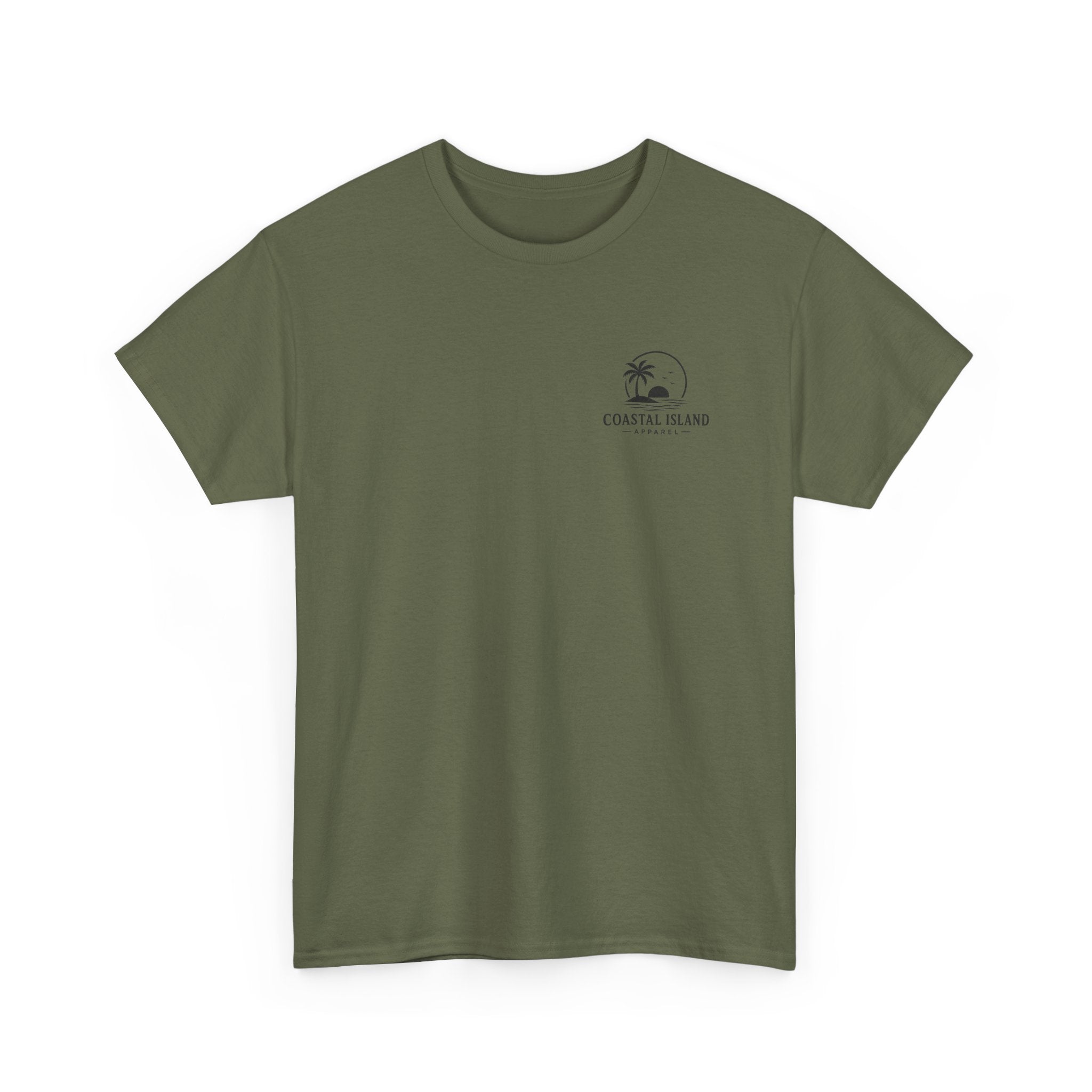 Coastal Vibes Tee — 'Coastal Island' Palm Logo T‑Shirt