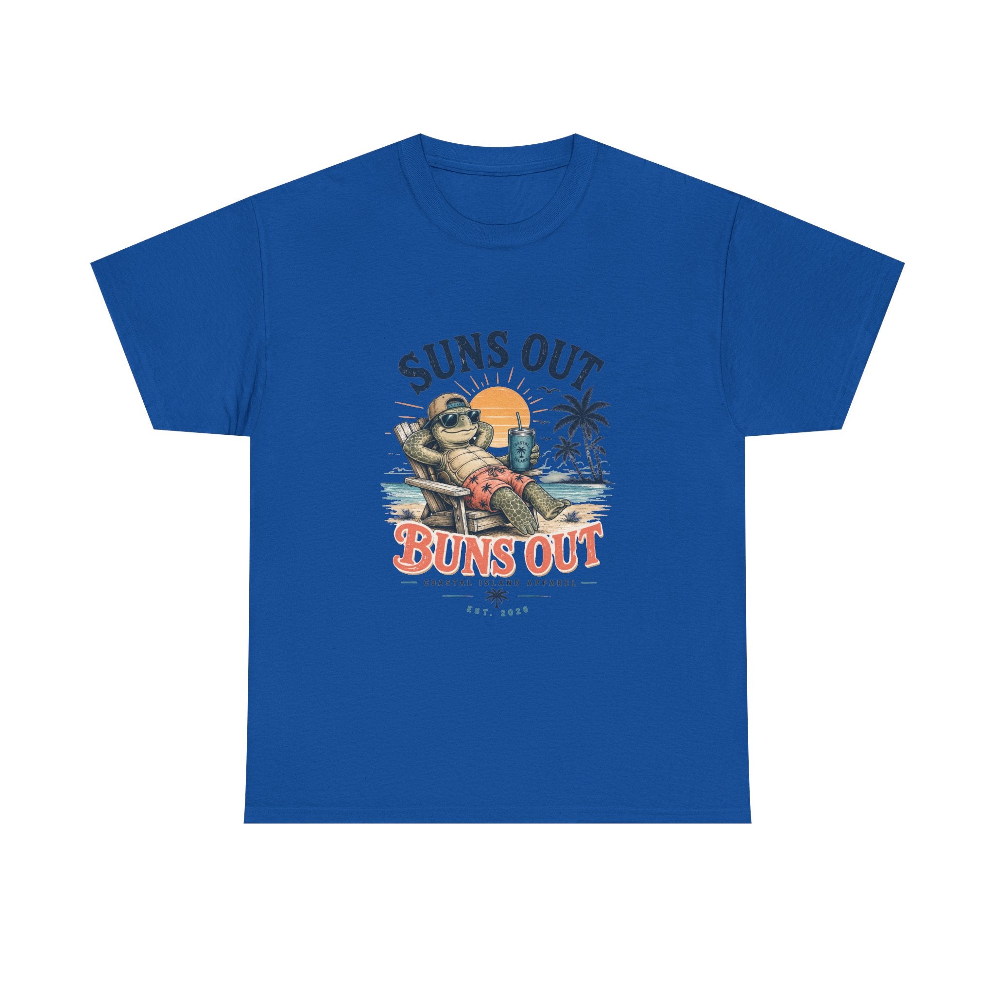 T-Shirt — "Suns Out Buns Out" Beach Graphic Tee
