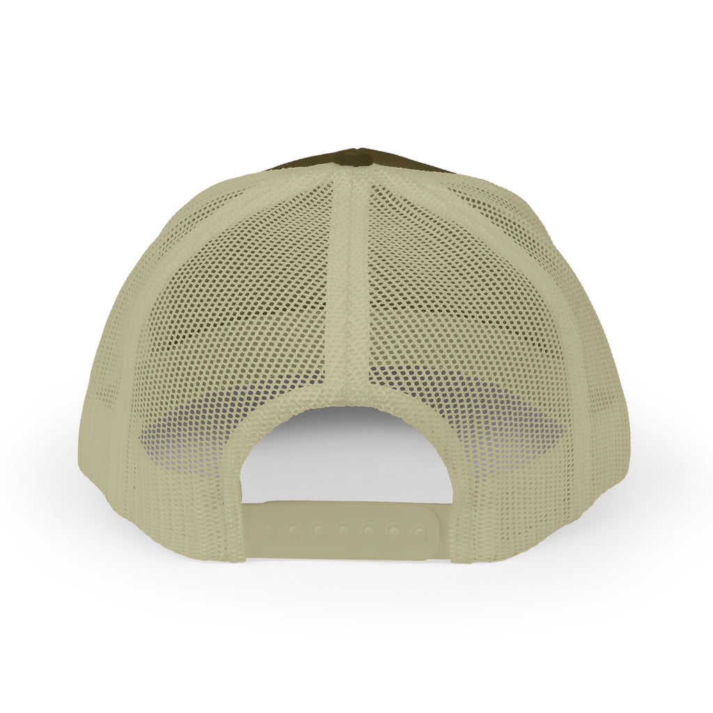 Coastal Island Trucker Cap — Vintage Duck Logo Snapback Hat