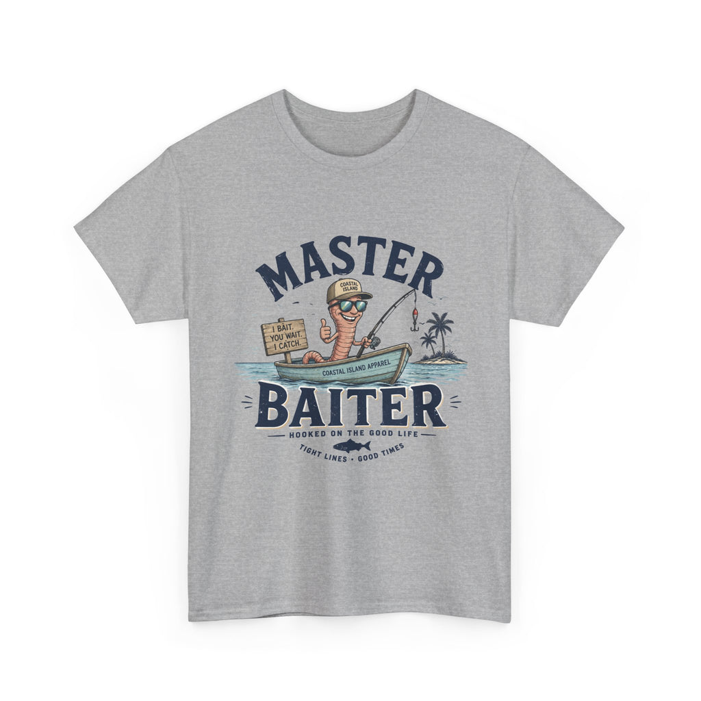 Master Baiter Fishing T-Shirt – Funny Fisherman Graphic Tee