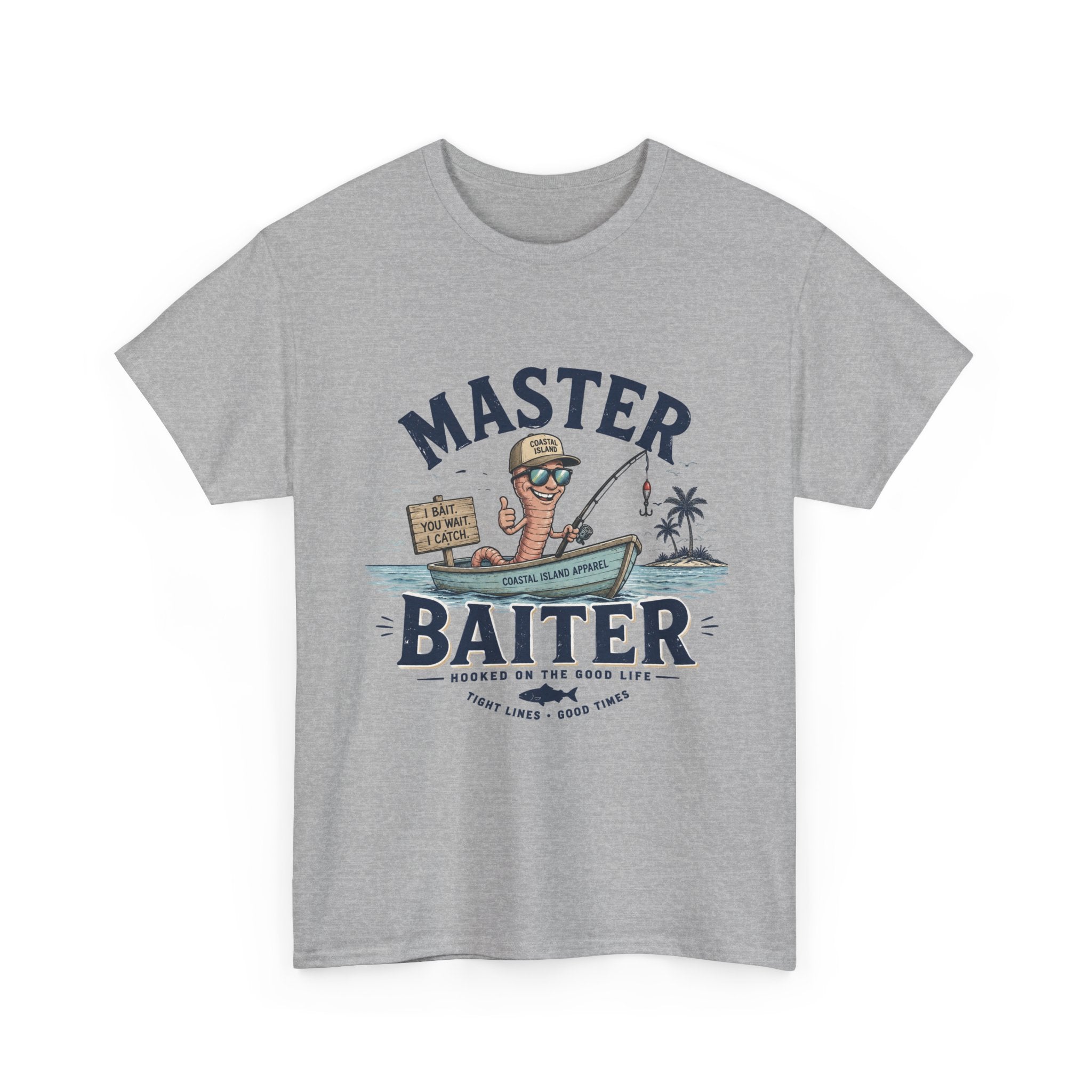 Master Baiter Fishing T-Shirt – Funny Fisherman Graphic Tee