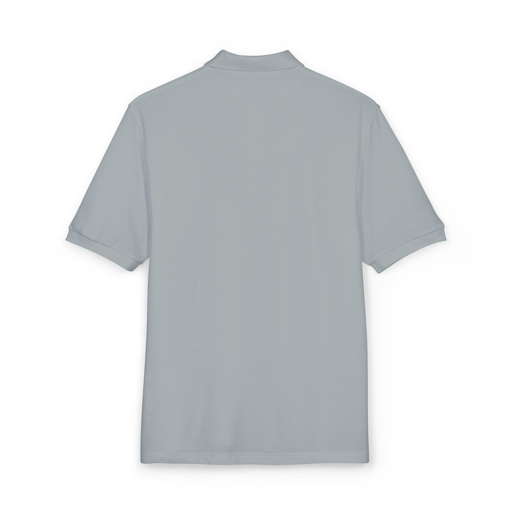 Embroidered Floral Polo Shirt — Subtle Chest Bloom Logo