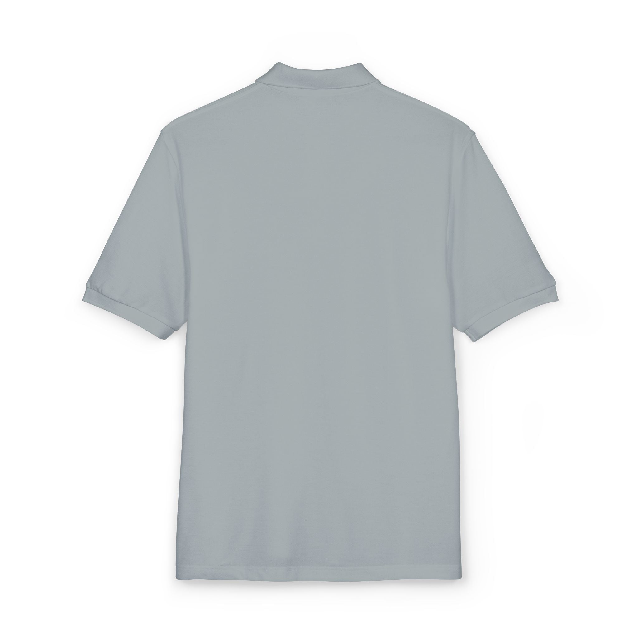 Embroidered Floral Polo Shirt — Subtle Chest Bloom Logo
