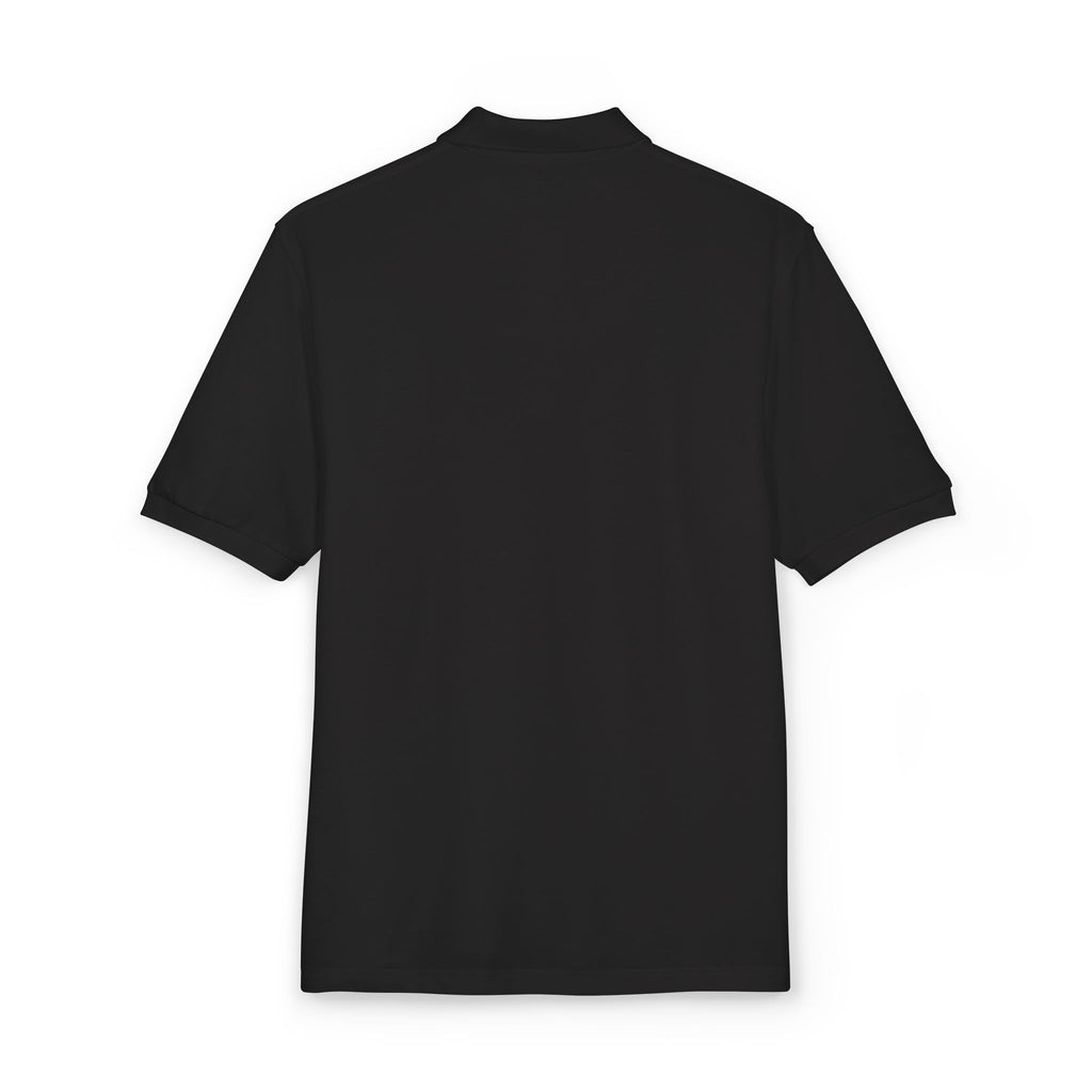 Embroidered Floral Polo Shirt — Subtle Chest Bloom Logo