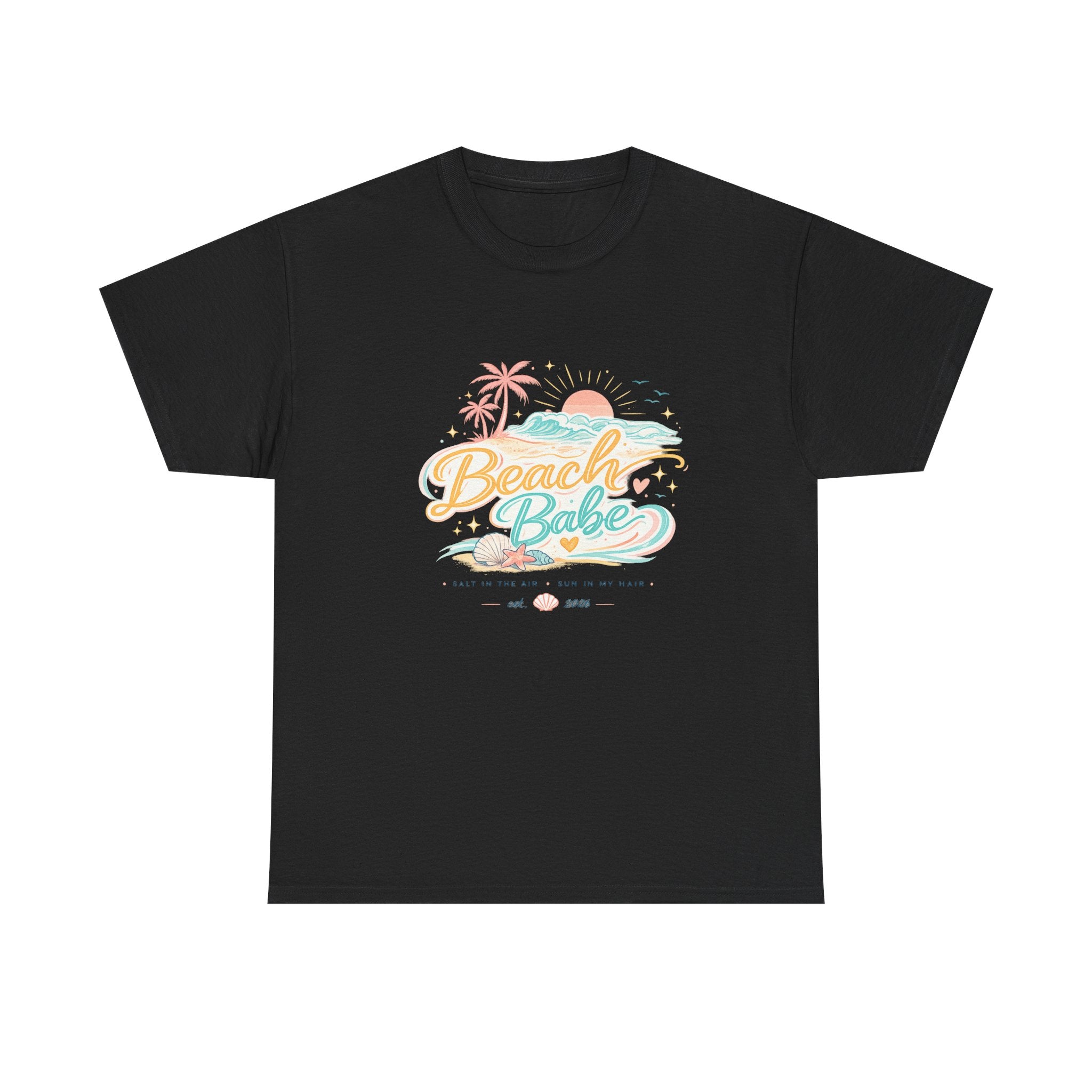 Beach Babe T-Shirt — Pastel Tropical Summer Tee