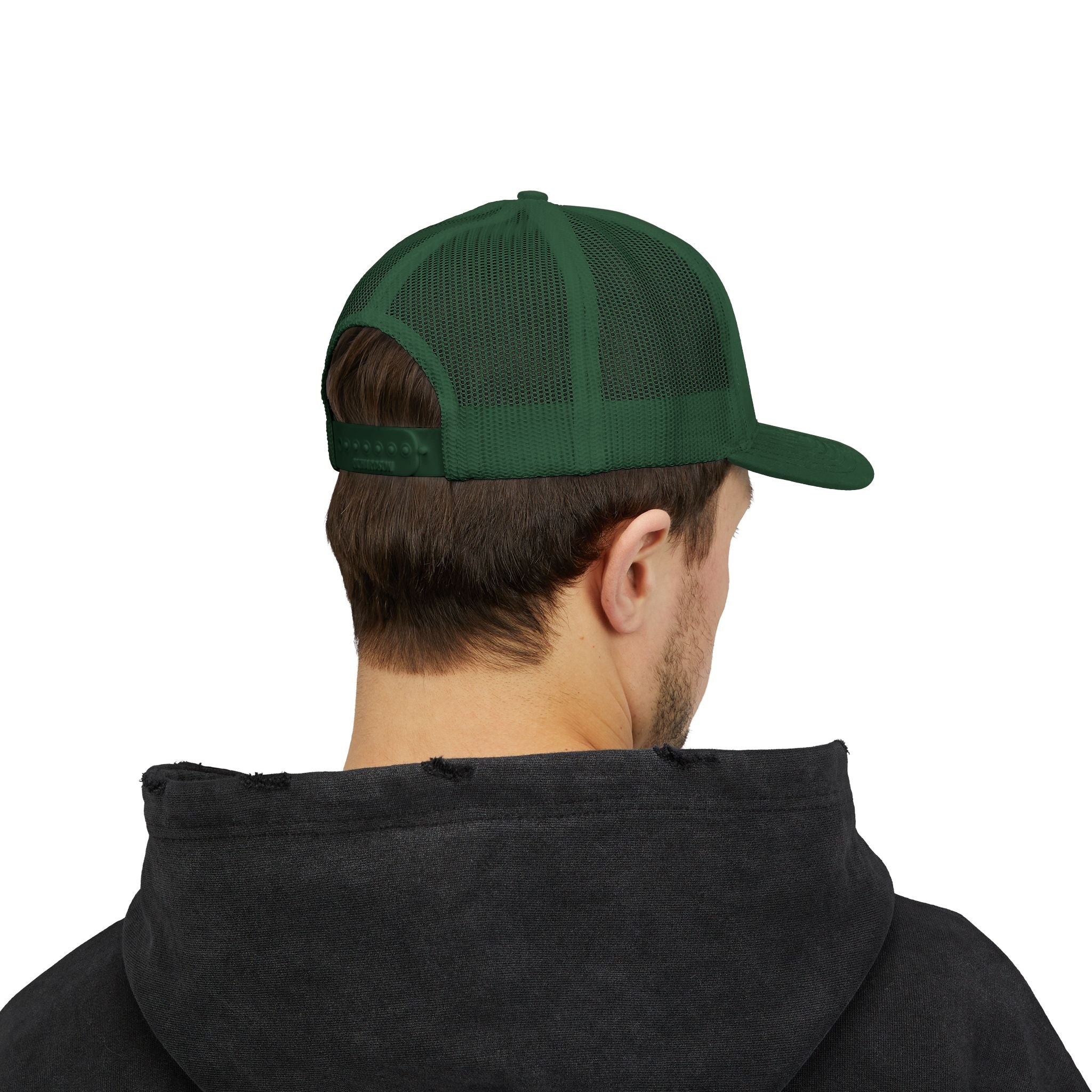Coastal Island Trucker Cap — Vintage Duck Logo Snapback Hat