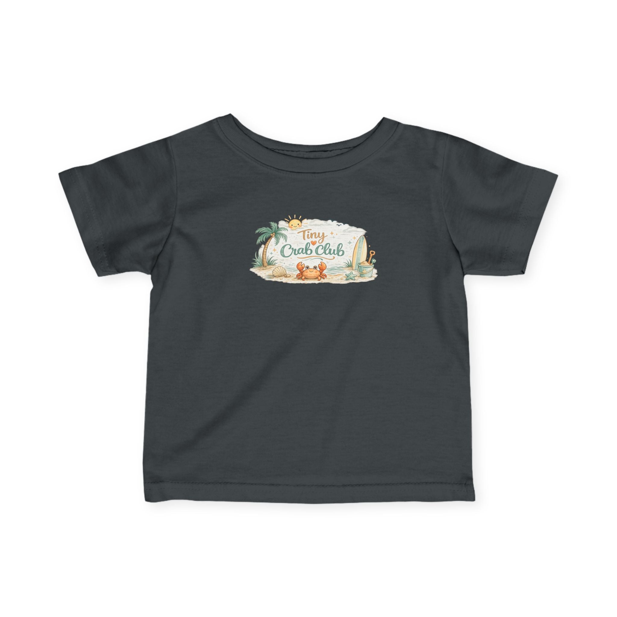 Infant Tee — Tiny Crab Club Beach Baby Shirt