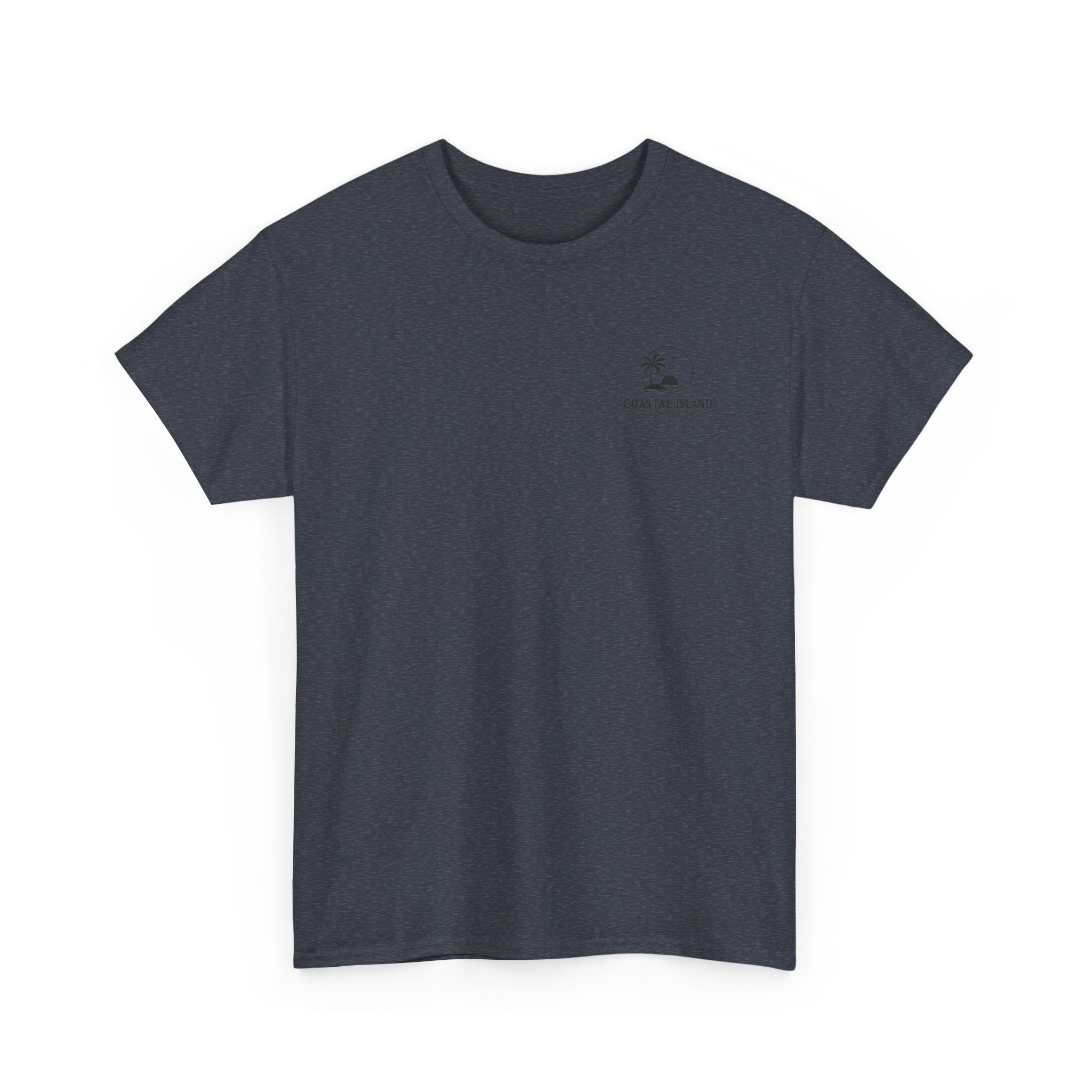 Coastal Island Vintage Car Sunset T-Shirt | Beach Palm Graphic Tee