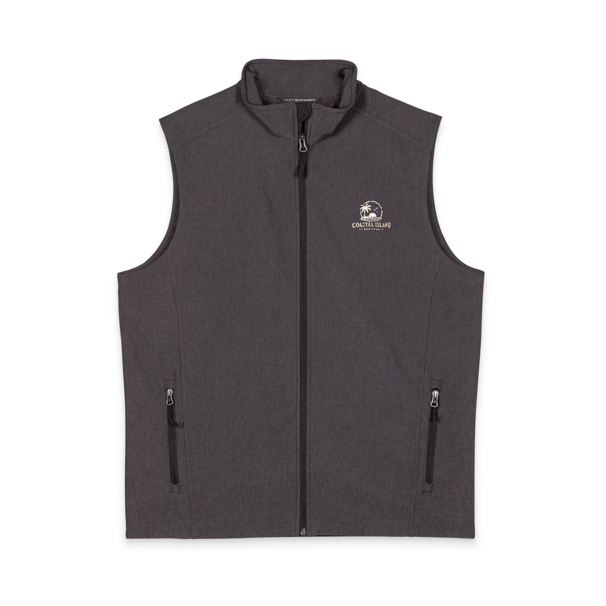Embroidered Golf Icon Soft Shell Vest
