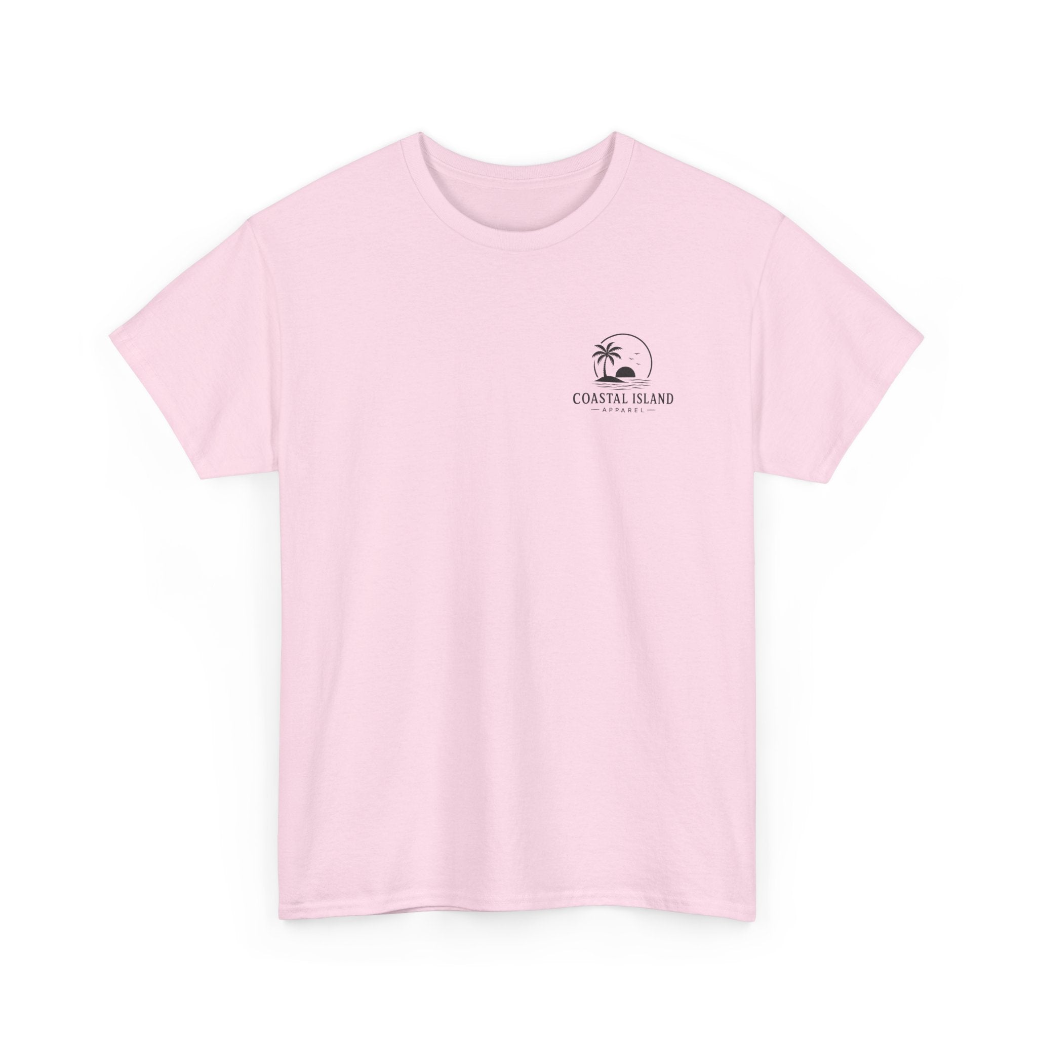Coastal Vibes Tee — 'Coastal Island' Palm Logo T‑Shirt