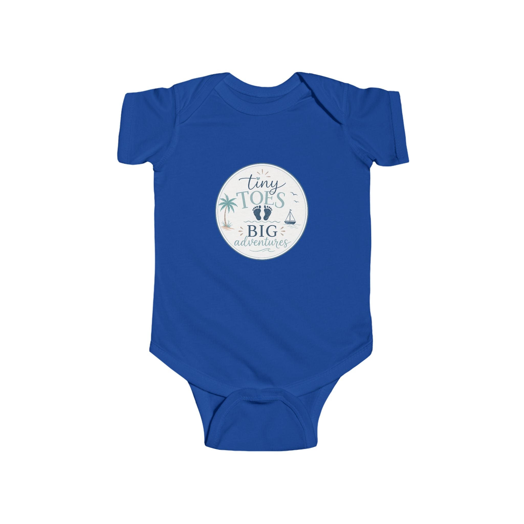 'Tiny Toes, Big Adventures' Infant Bodysuit