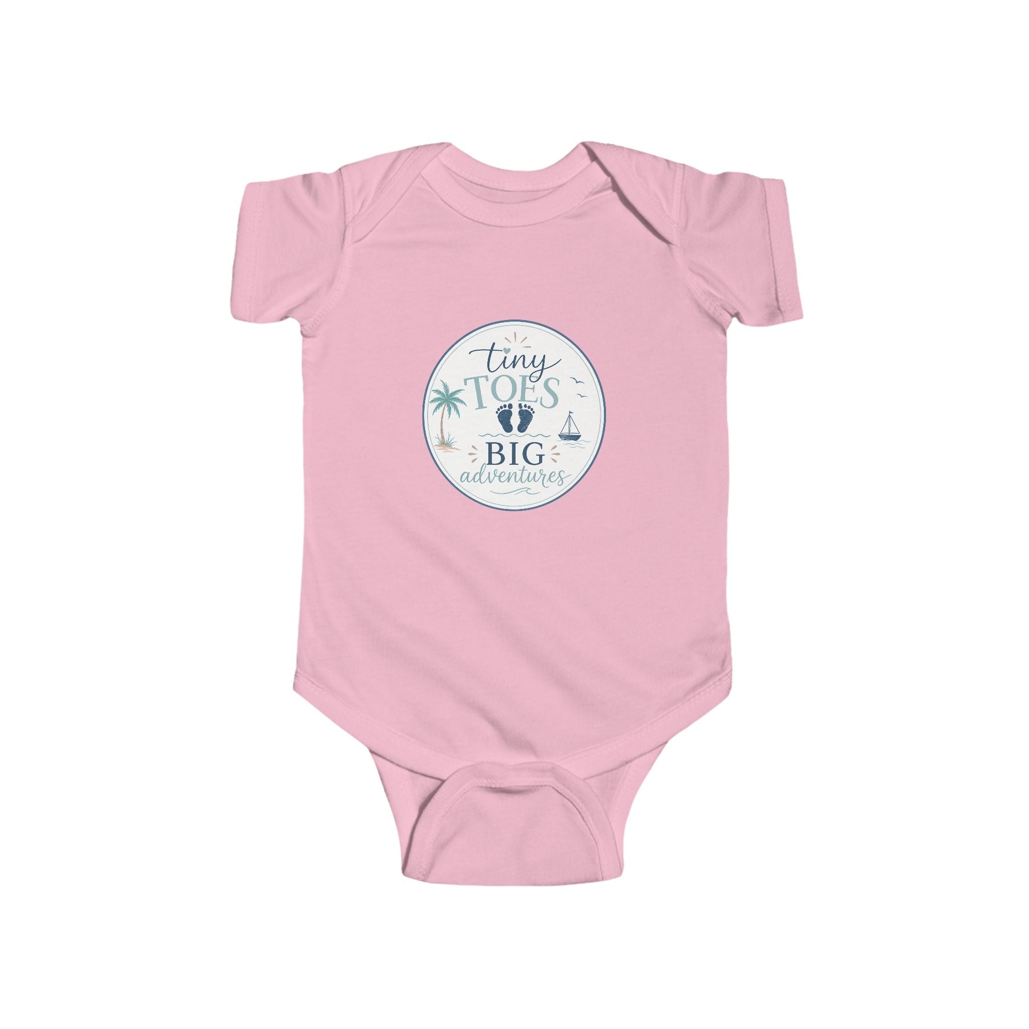 'Tiny Toes, Big Adventures' Infant Bodysuit