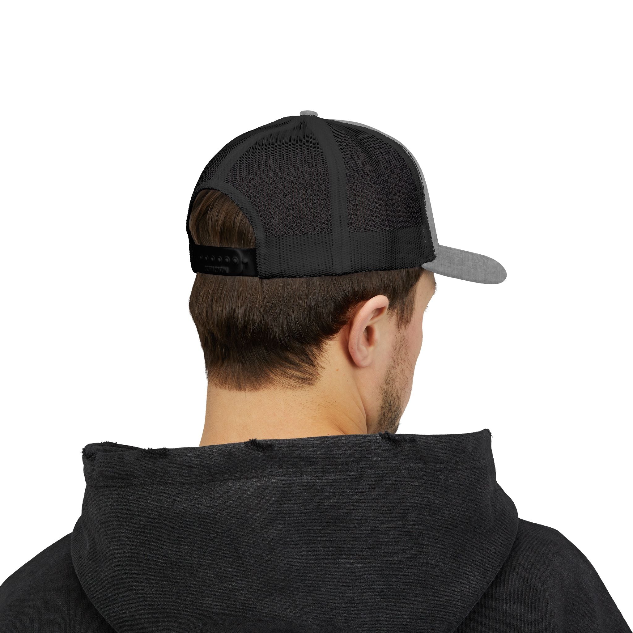 Coastal Island Trucker Cap — Vintage Duck Logo Snapback Hat