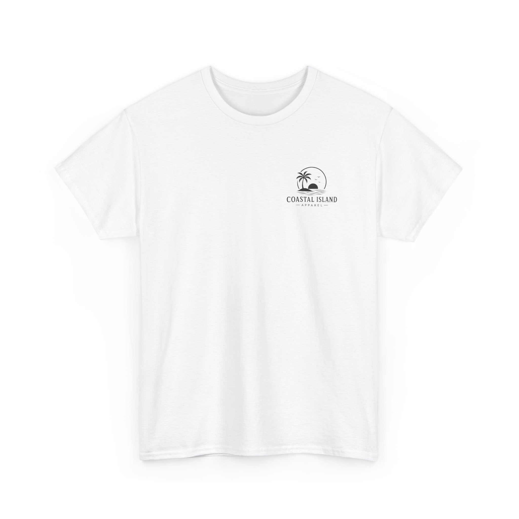 Coastal Vibes Tee — 'Coastal Island' Palm Logo T‑Shirt