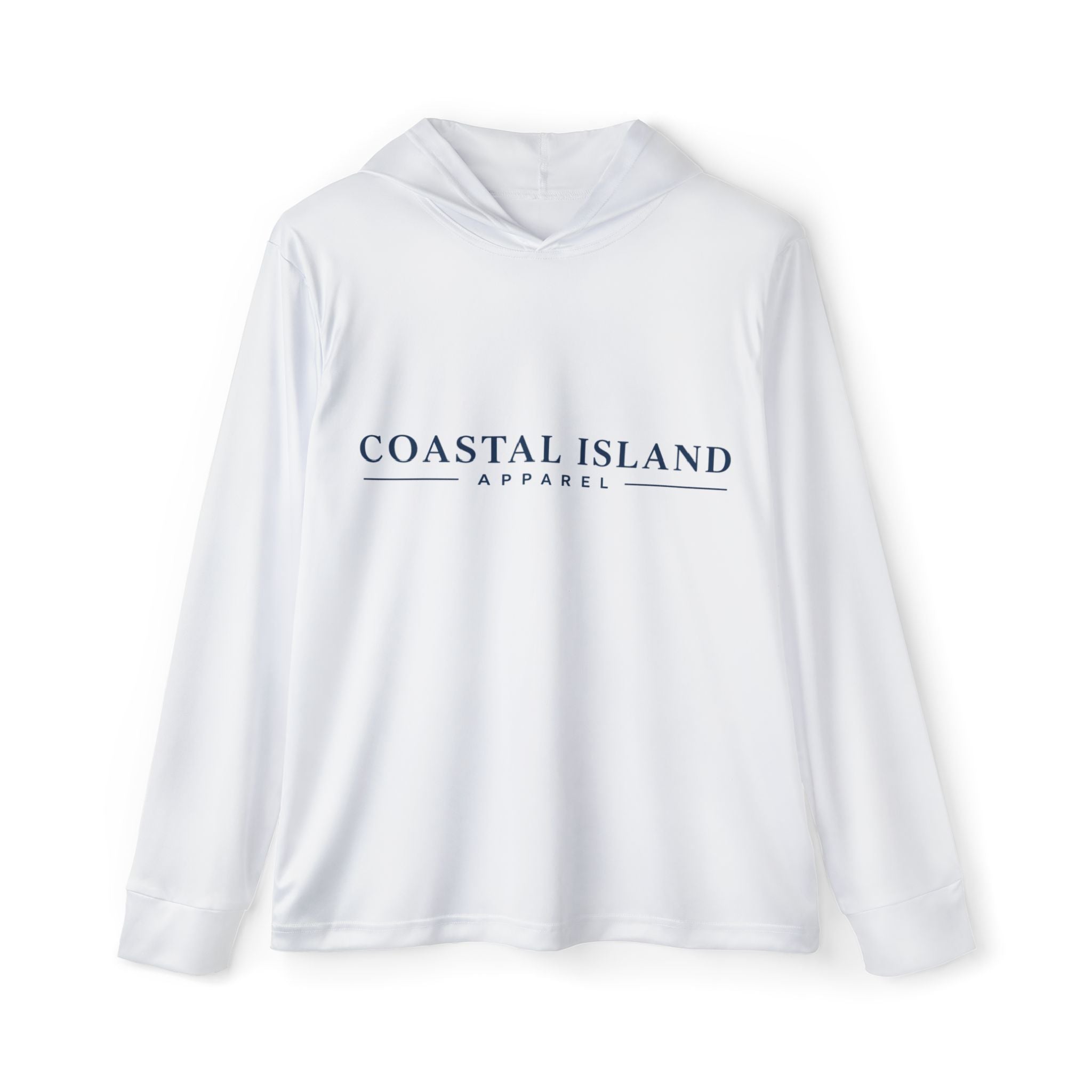 Coastal Island Apparel Performance Hoodie — Men's Lightweight Warmup Hoodie