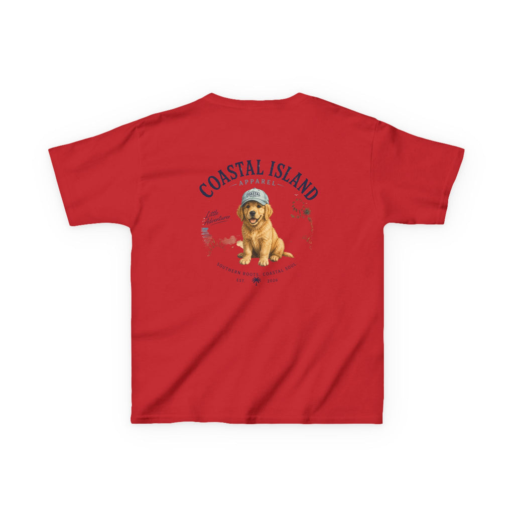 Kids T-Shirt — Coastal Island Puppies Graphic Tee